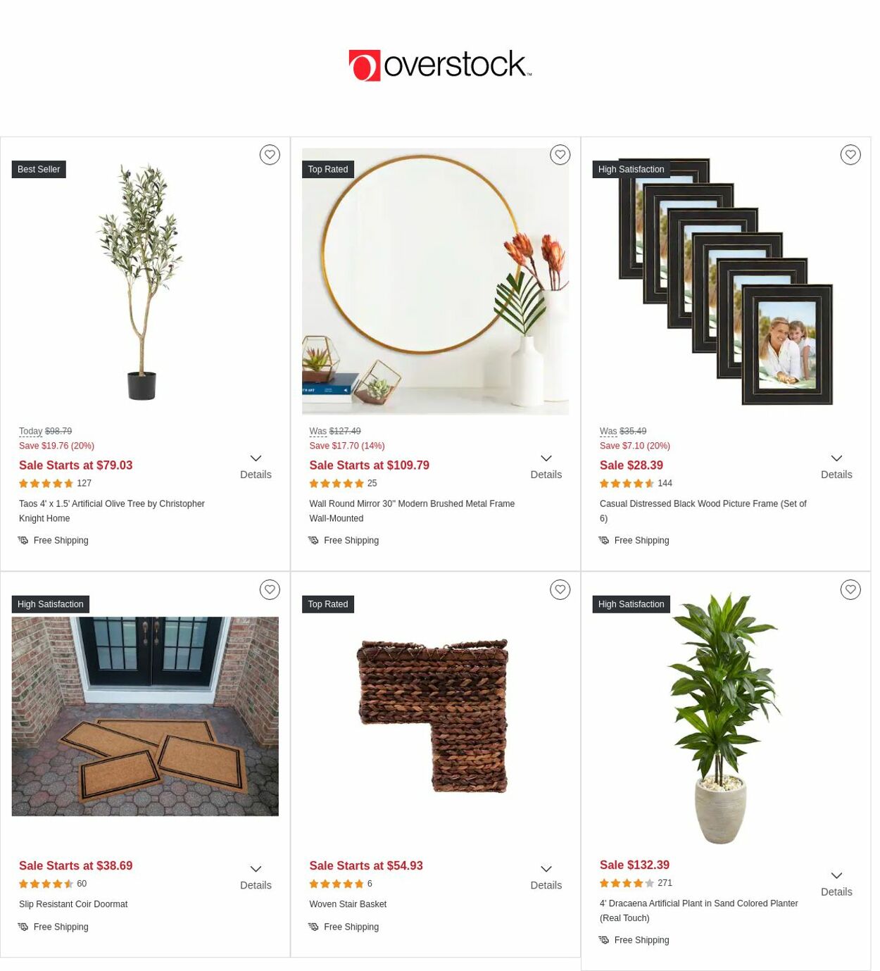 Catalogue Overstock from 11/03/2022