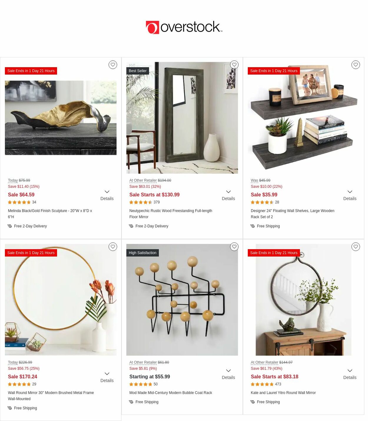 Catalogue Overstock from 11/10/2022