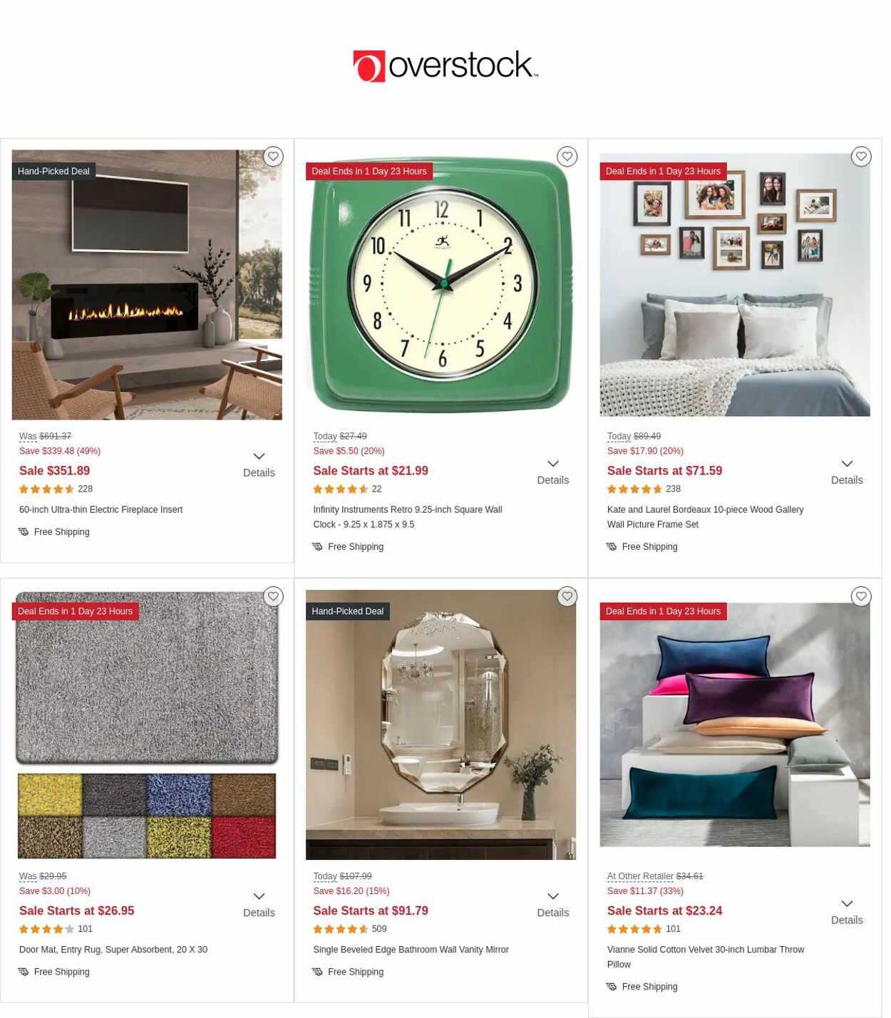 Catalogue Overstock from 11/17/2022