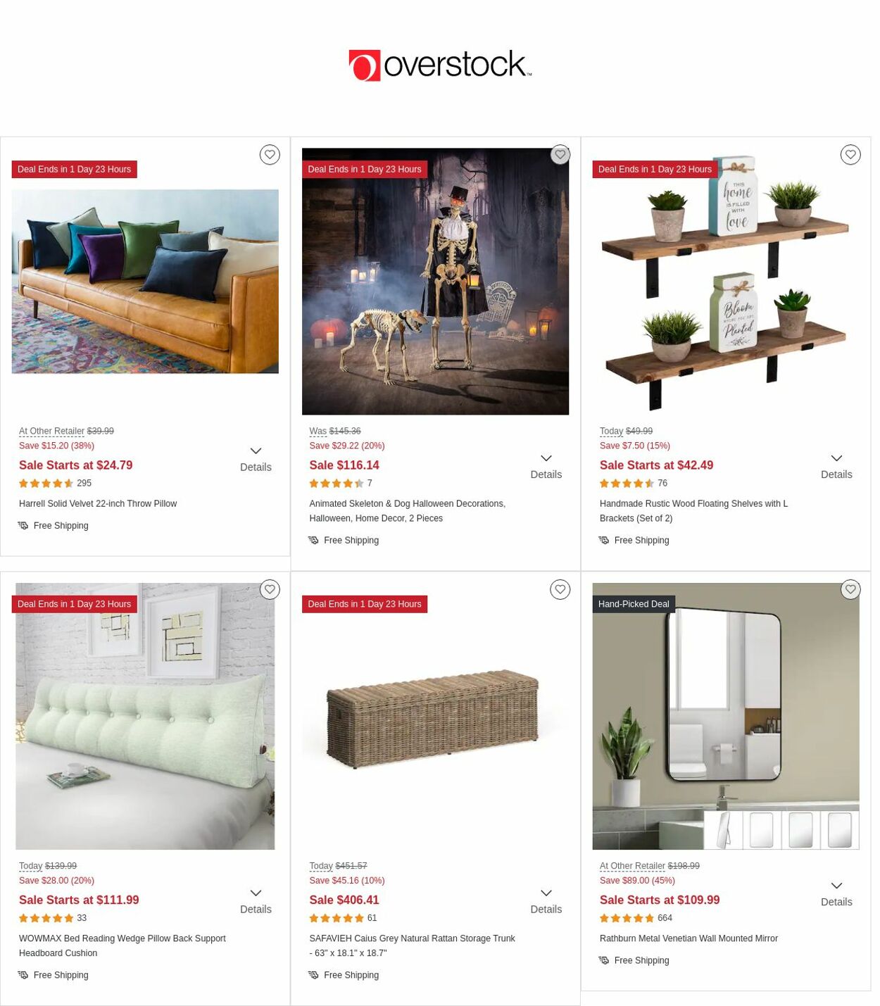 Catalogue Overstock from 11/17/2022