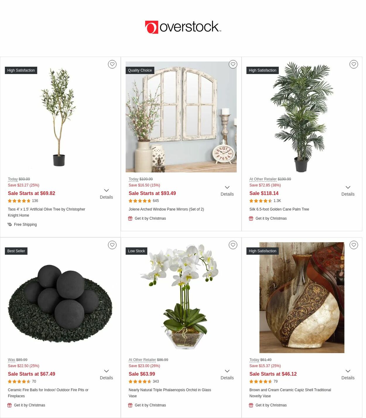 Catalogue Overstock from 12/08/2022