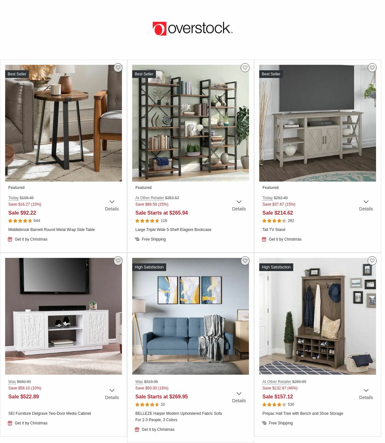 Catalogue Overstock from 12/15/2022