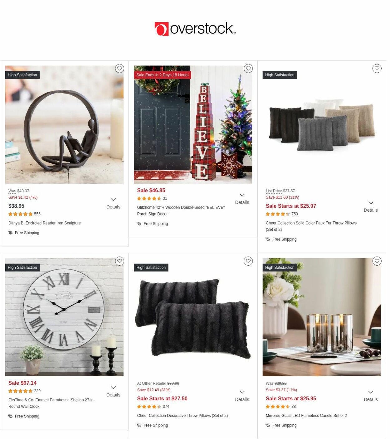 Catalogue Overstock from 12/22/2022