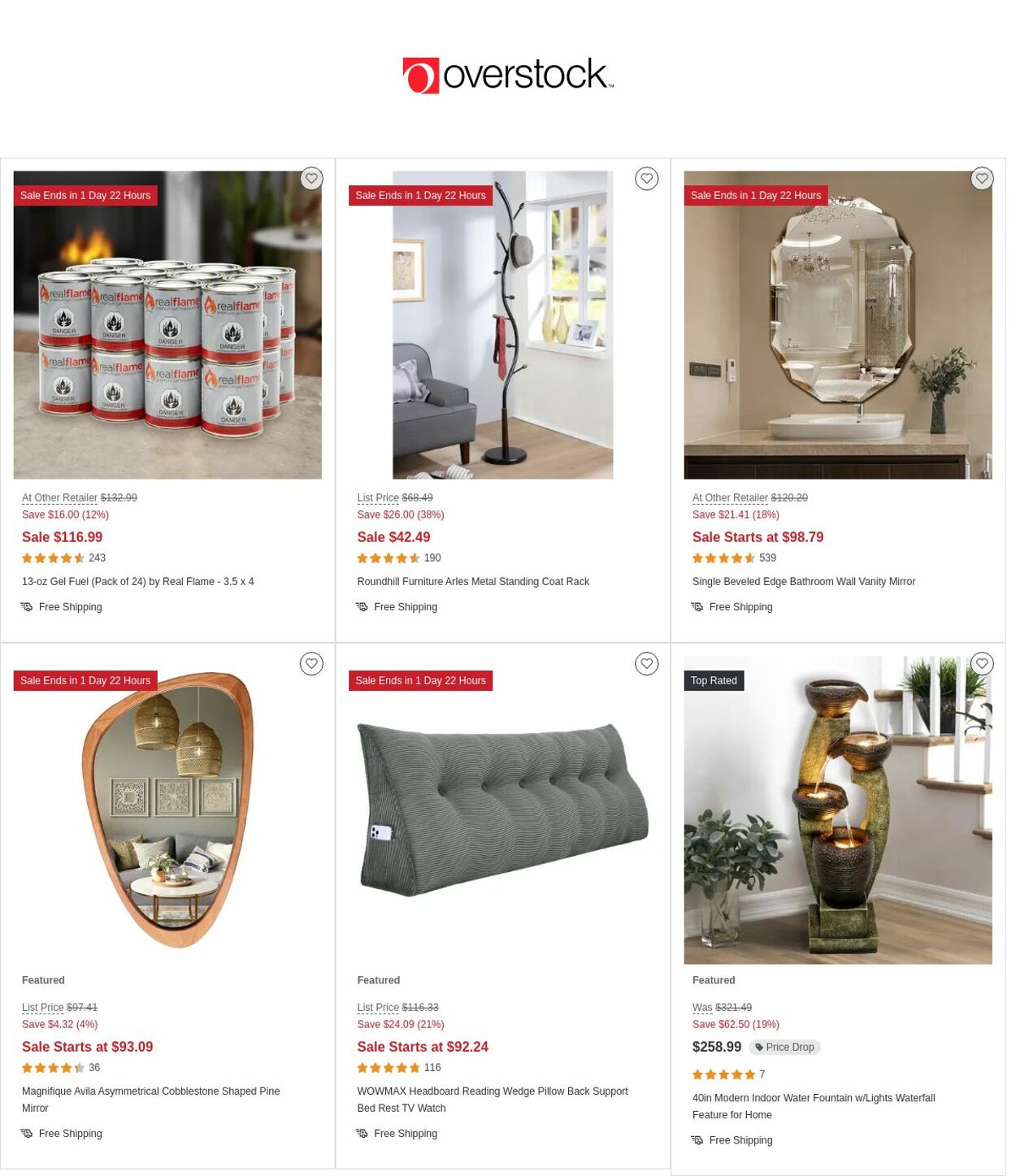 Catalogue Overstock from 12/29/2022