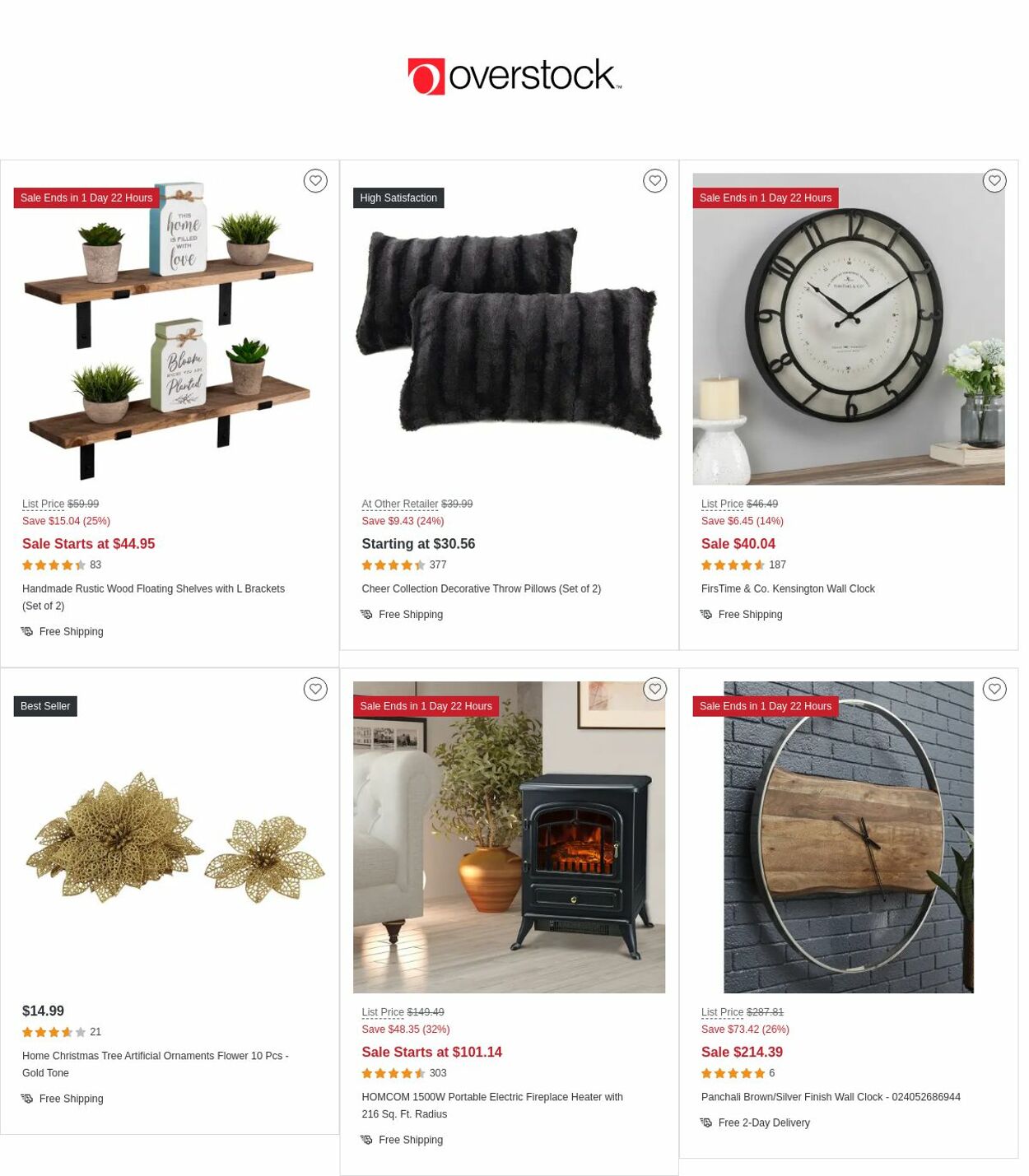 Catalogue Overstock from 12/29/2022