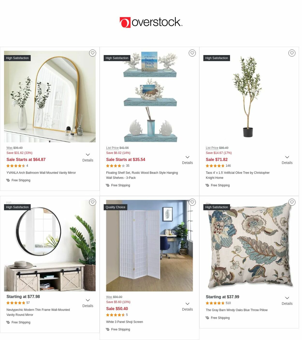 Catalogue Overstock from 02/16/2023