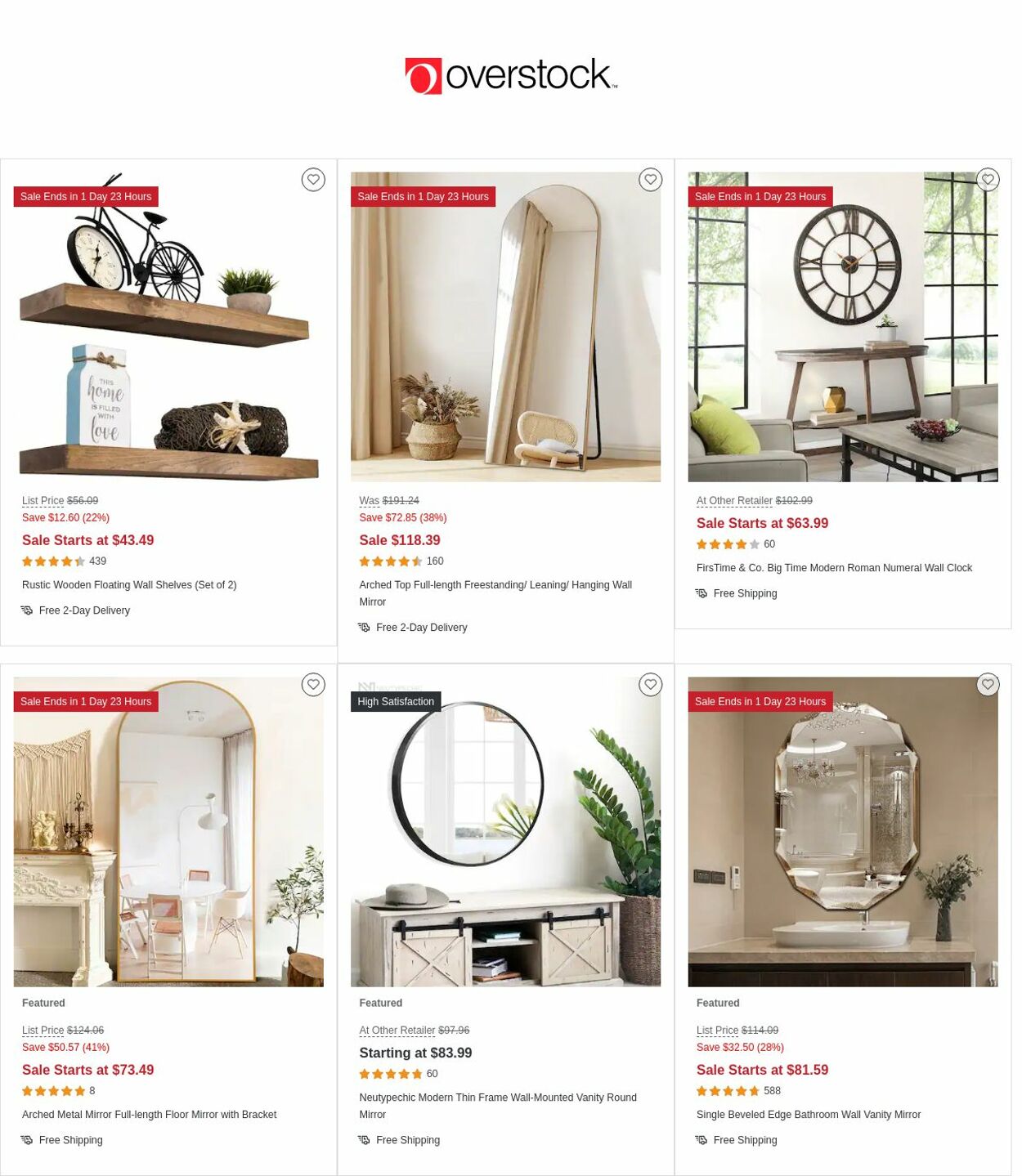 Catalogue Overstock from 03/09/2023