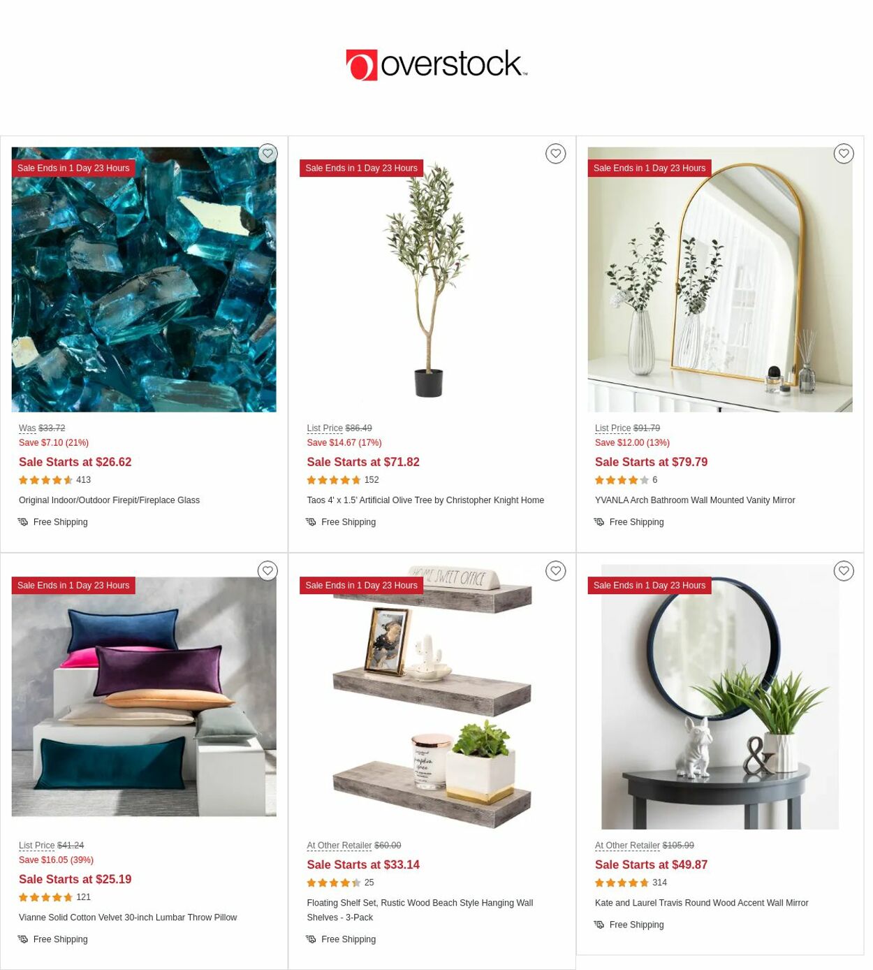 Catalogue Overstock from 03/16/2023