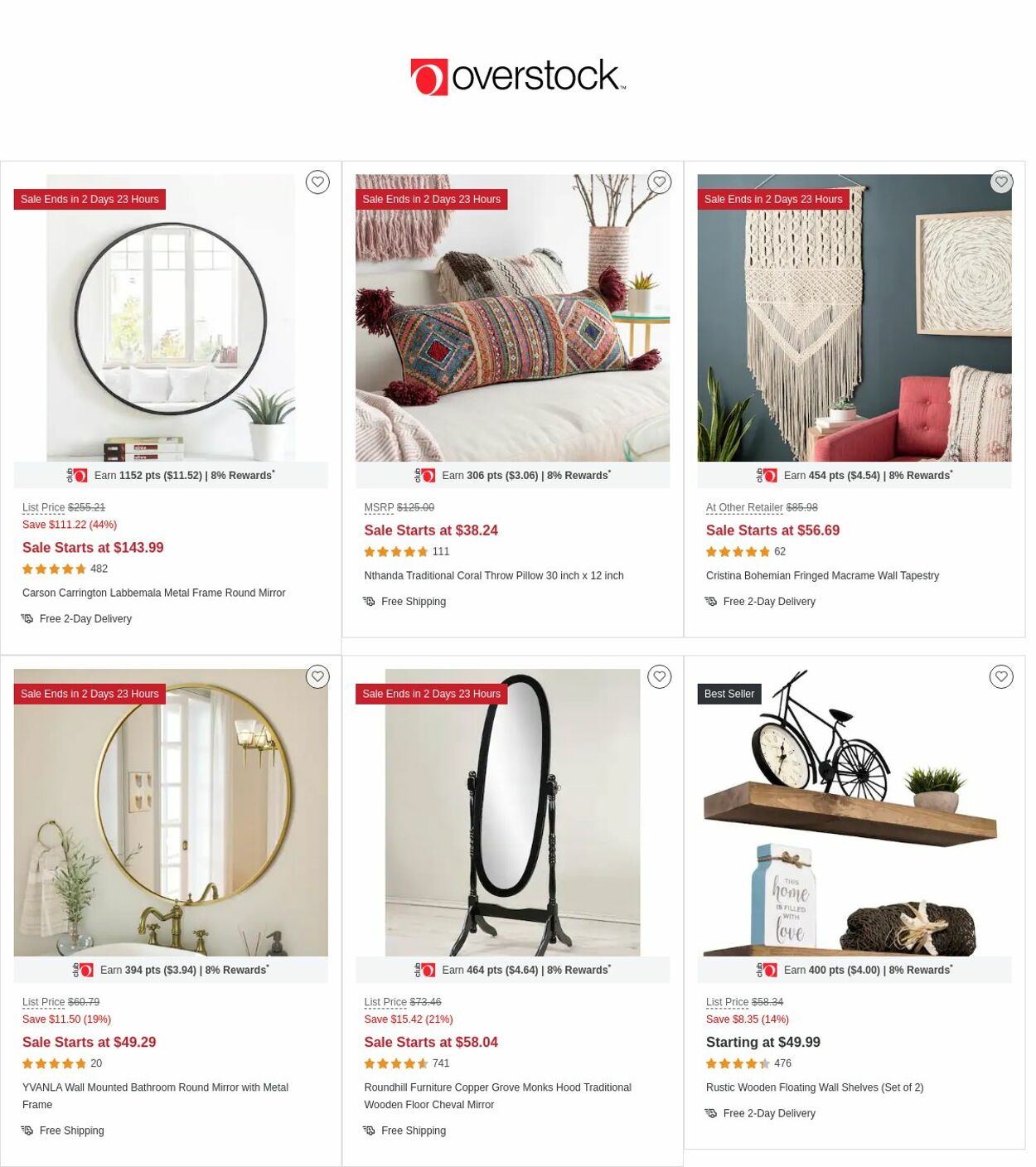 Catalogue Overstock from 04/27/2023