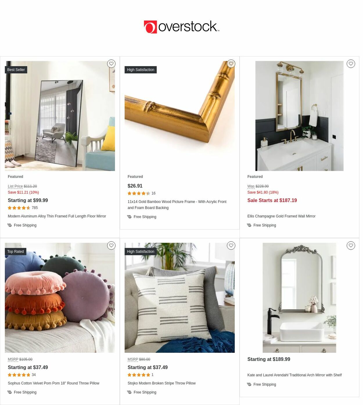 Catalogue Overstock from 05/04/2023