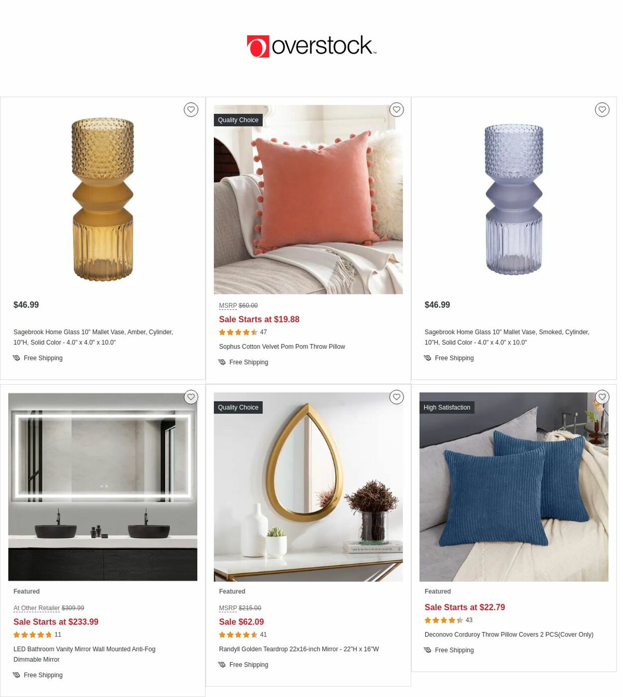Catalogue Overstock from 05/04/2023