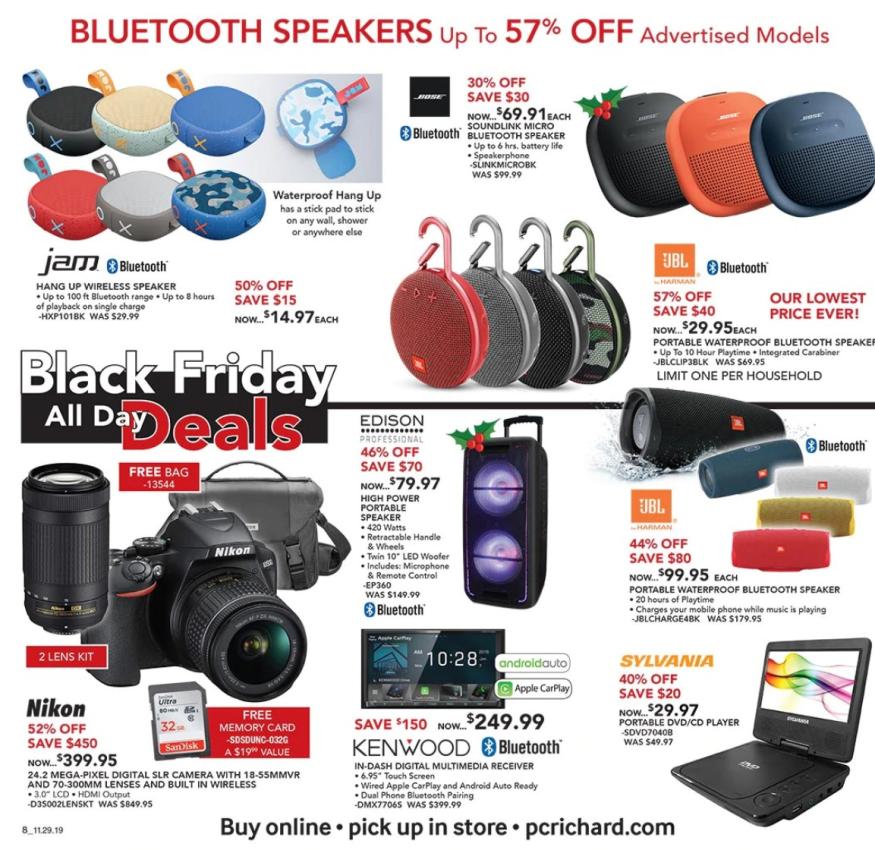 Catalogue P.C. Richard & Son Black Friday 2019 from 11/28/2019