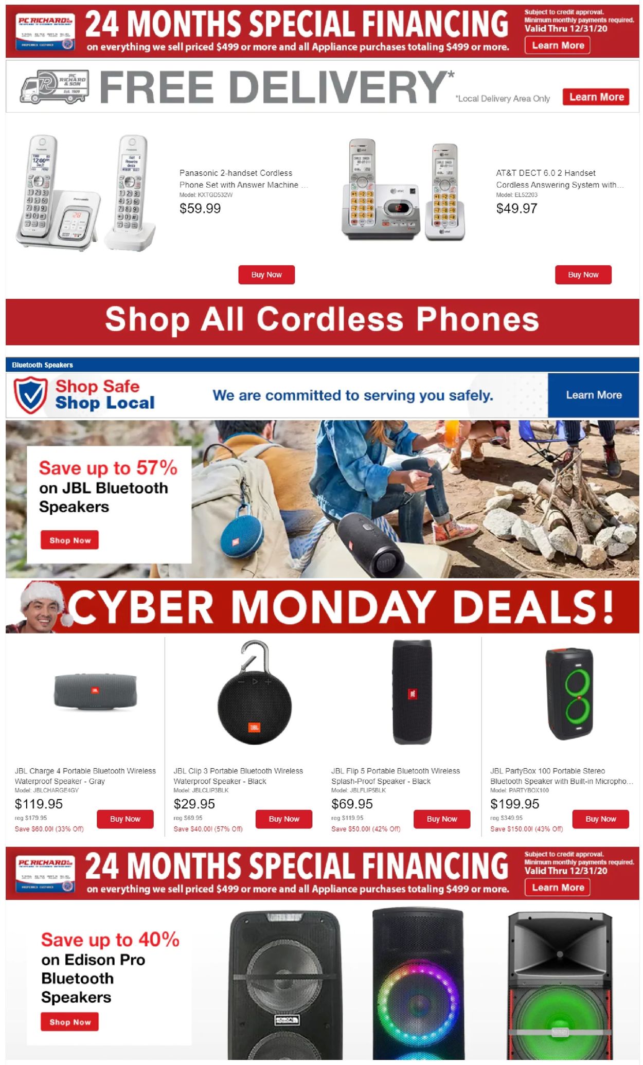 Catalogue P.C. Richard & Son Cyber Monday 2020 from 11/30/2020