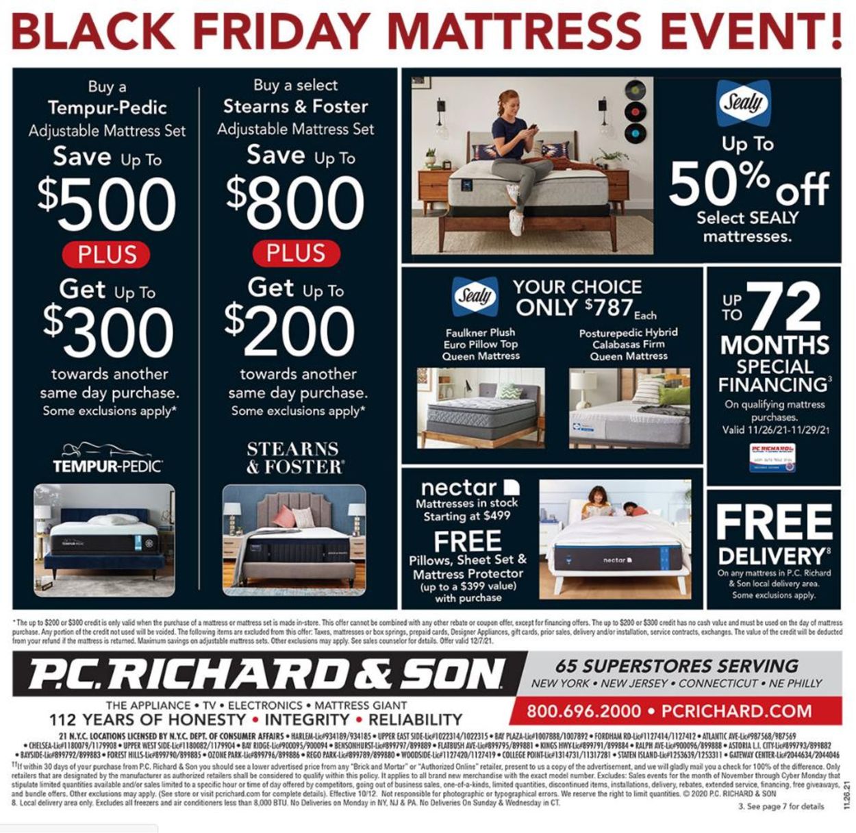 Catalogue P.C. Richard & Son BLACK FRIDAY WEEKEND  2021 from 11/26/2021