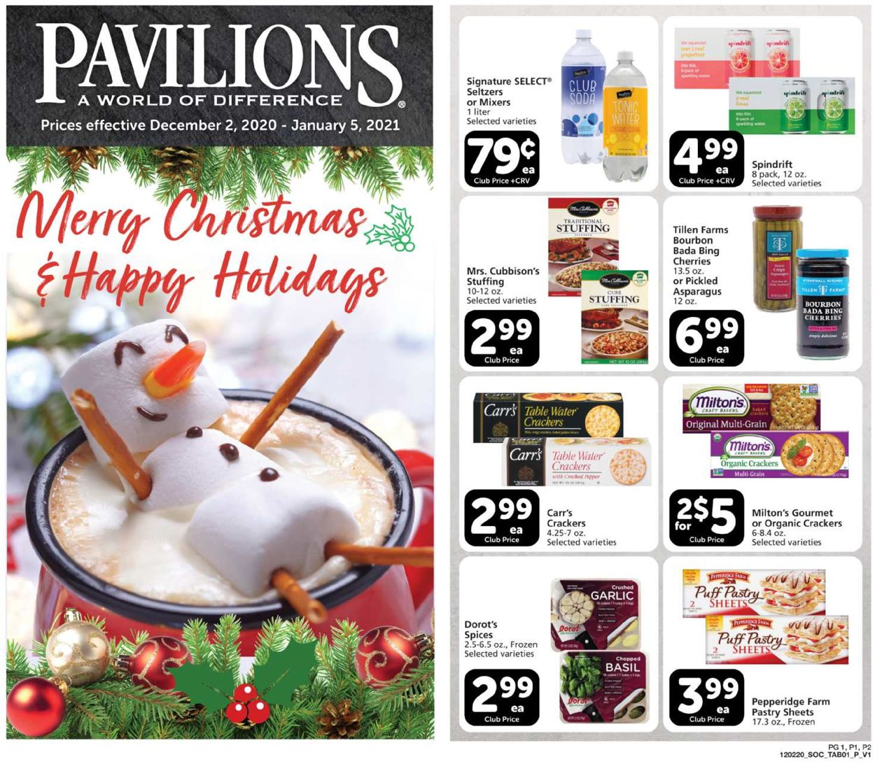 Catalogue Pavilions Christmas 2020 from 12/02/2020