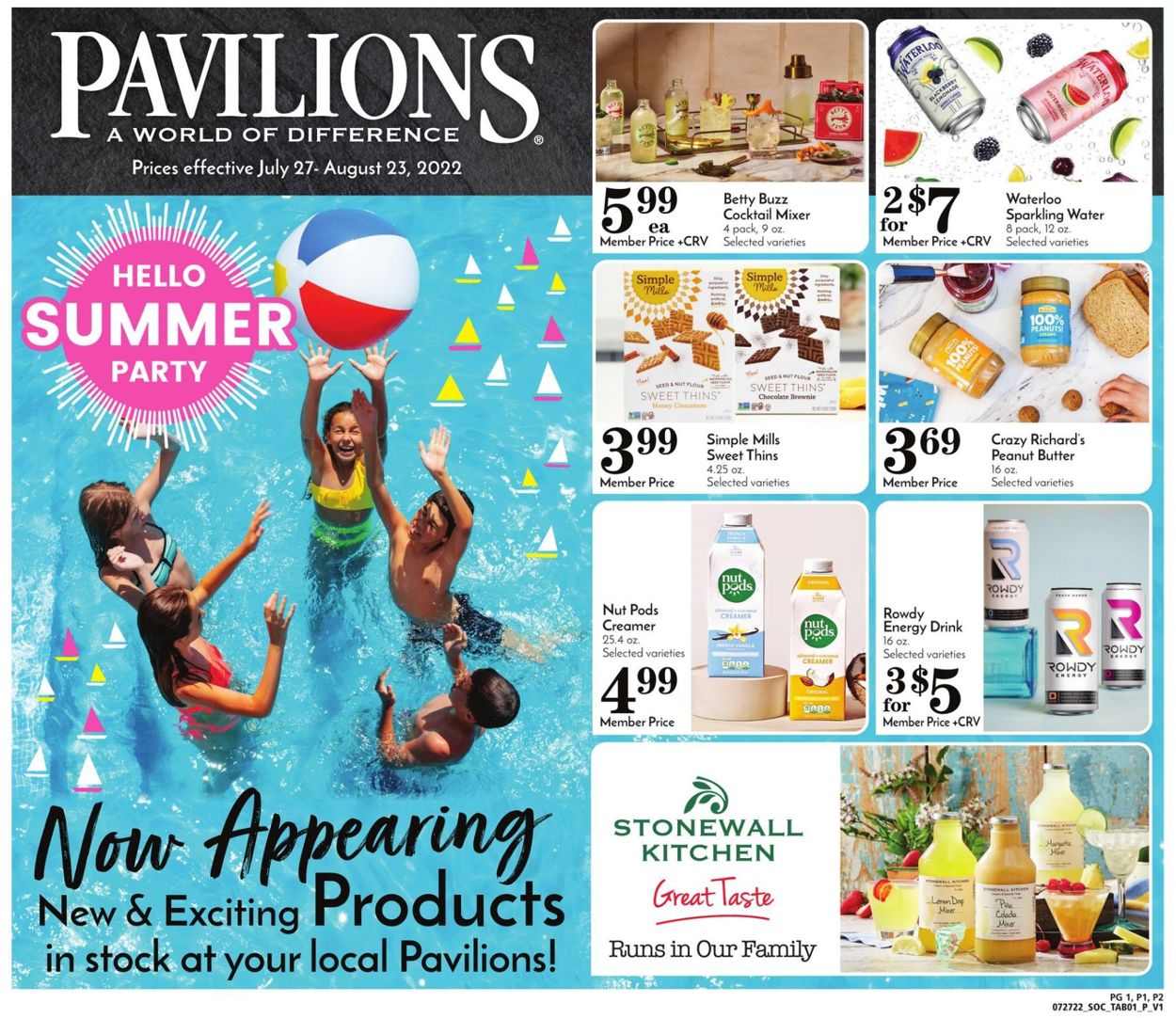 Catalogue Pavilions from 07/27/2022