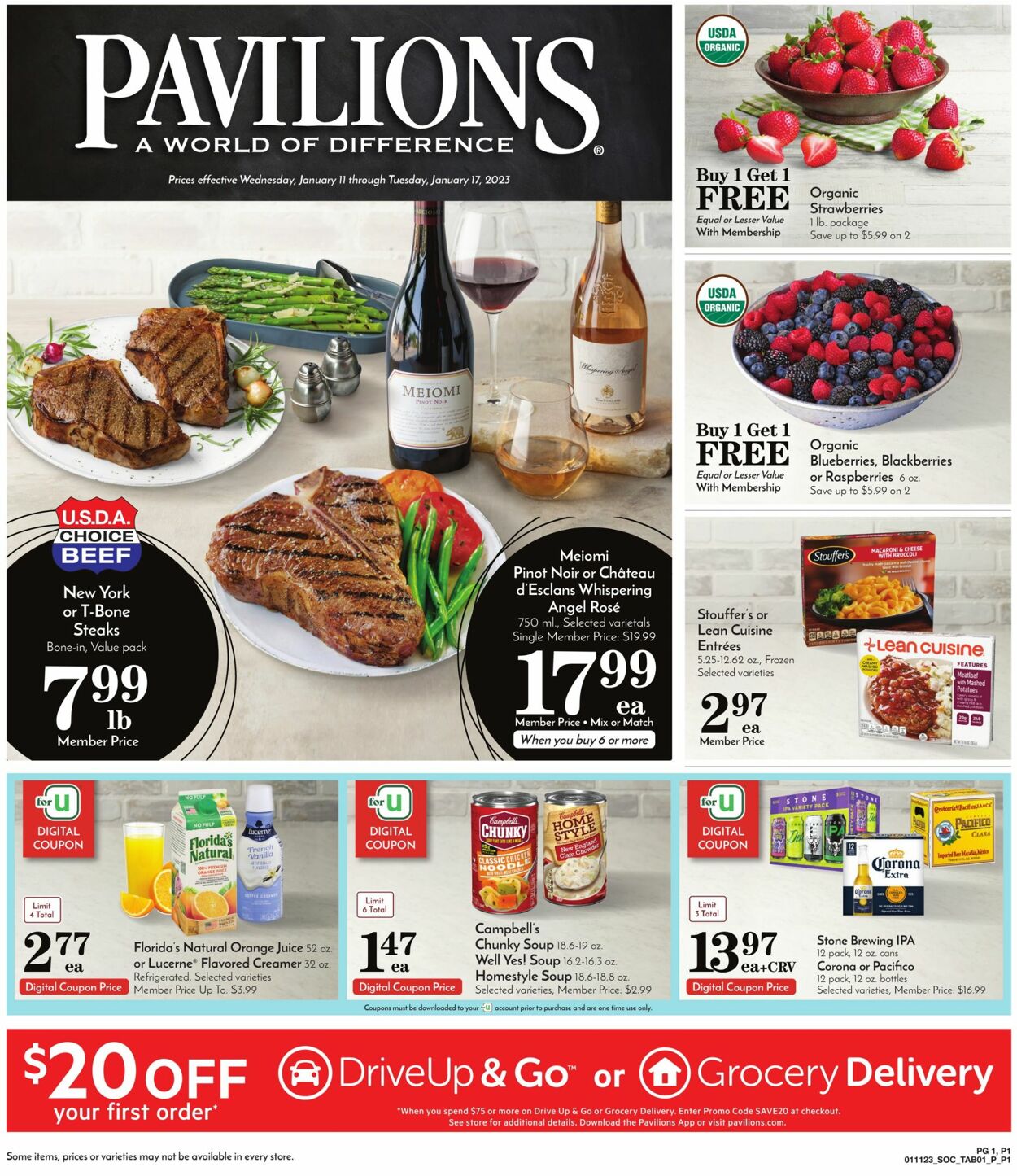Catalogue Pavilions from 01/11/2023