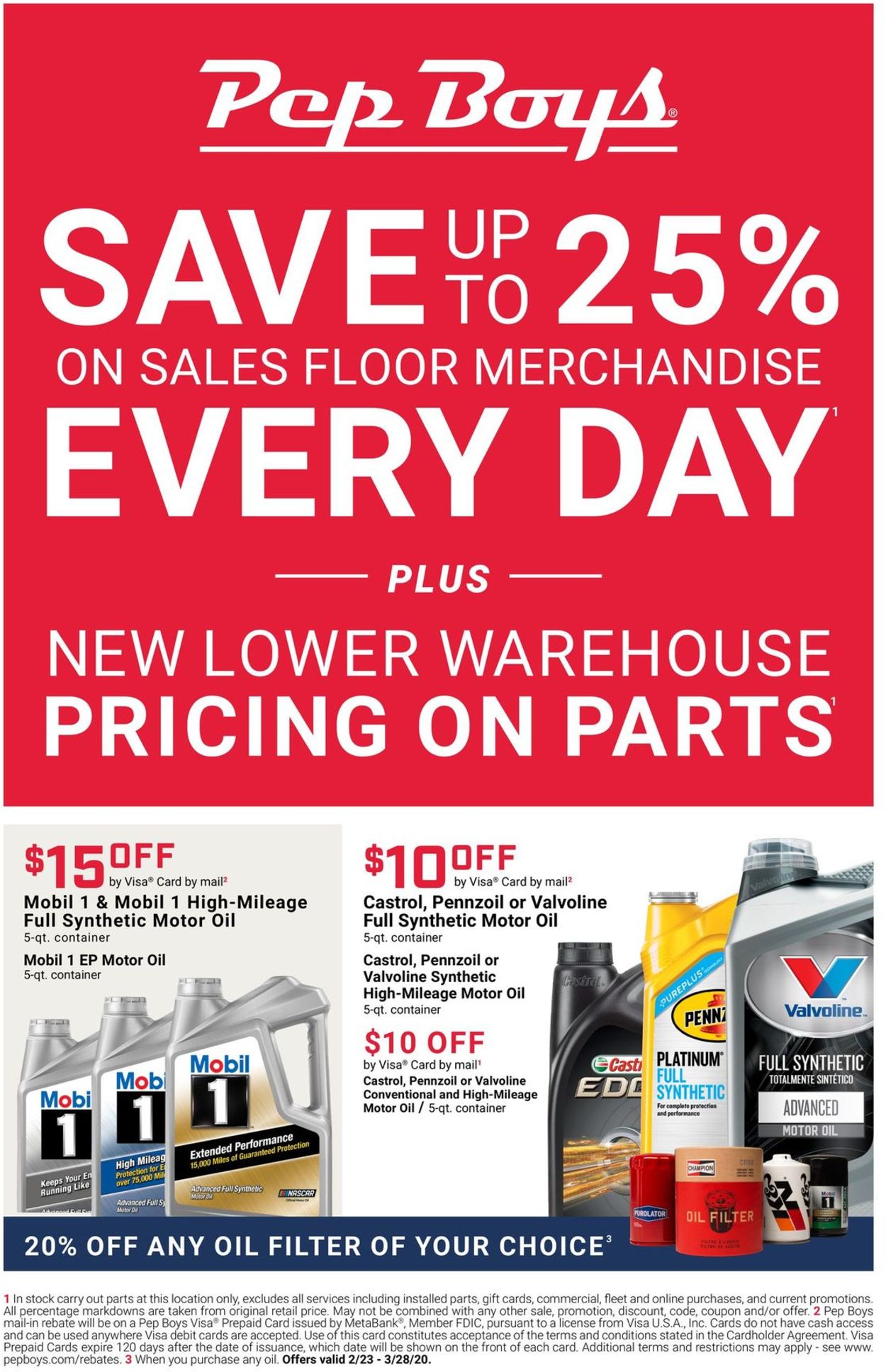 Catalogue Pep Boys from 02/23/2020