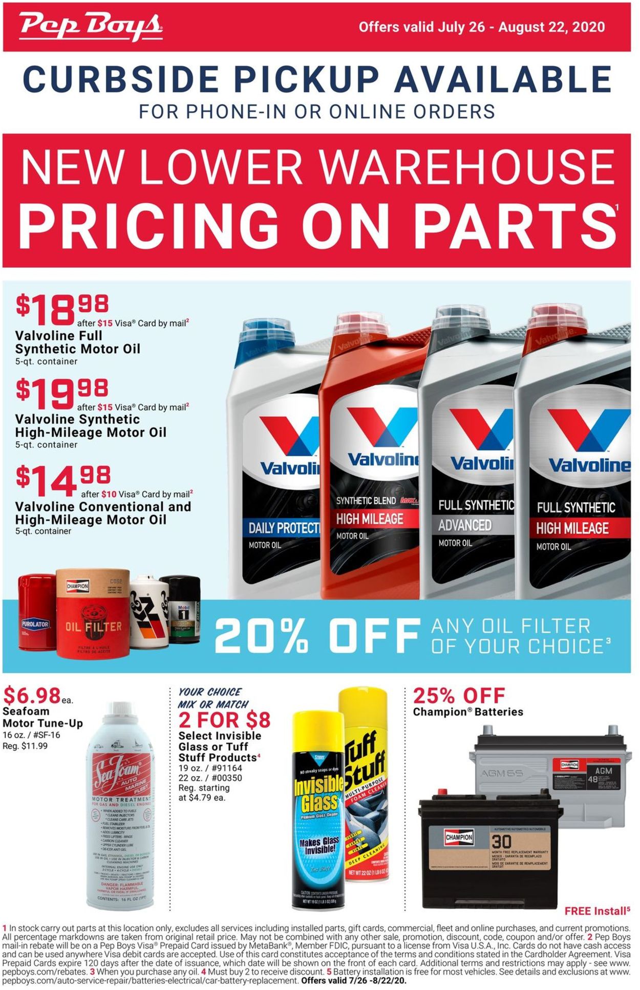 Catalogue Pep Boys from 07/26/2020