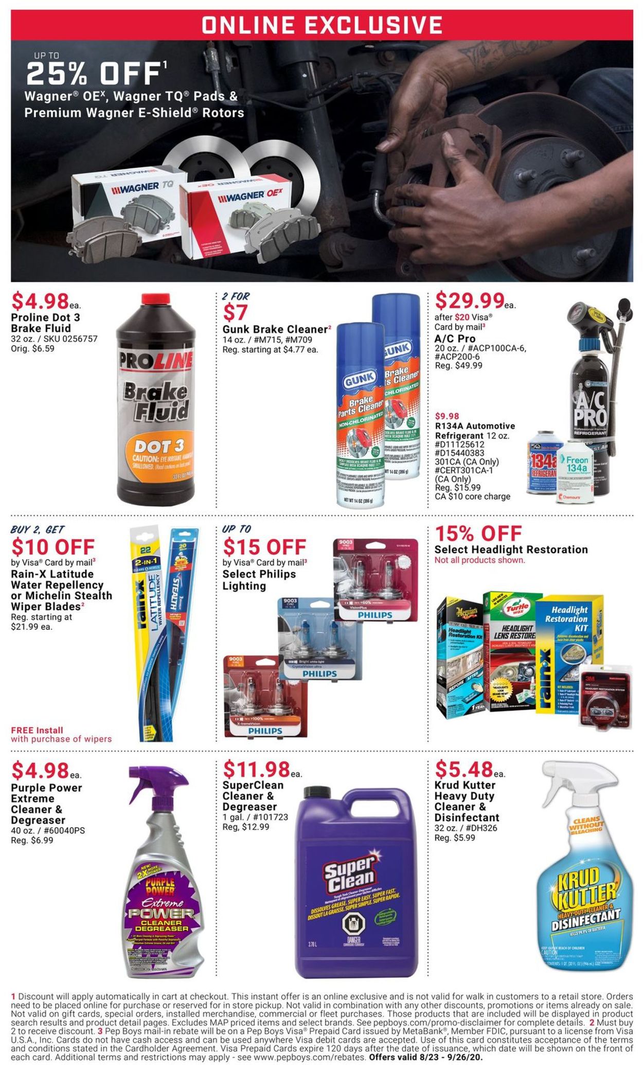 Catalogue Pep Boys from 08/23/2020