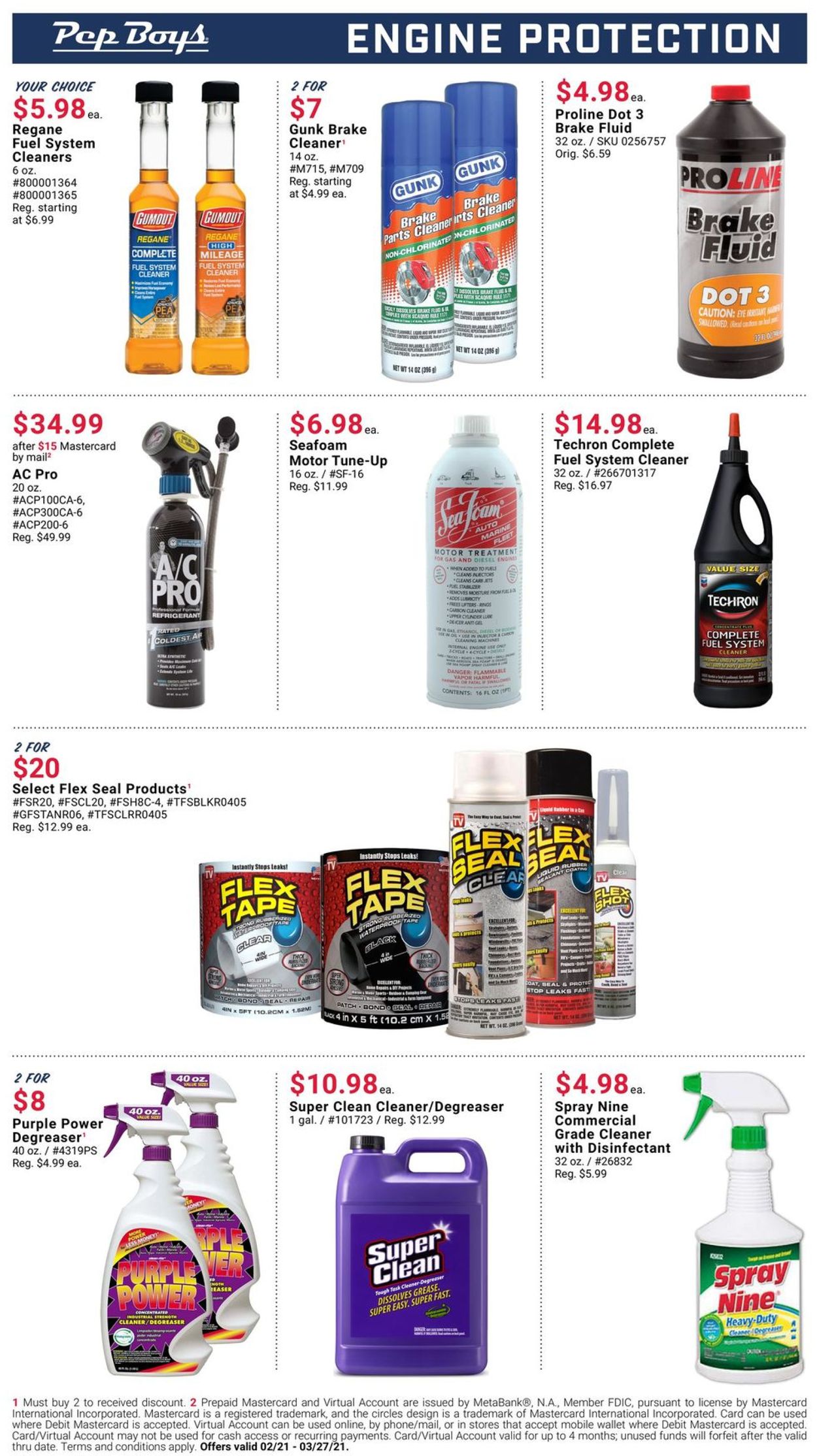 Catalogue Pep Boys from 02/21/2021