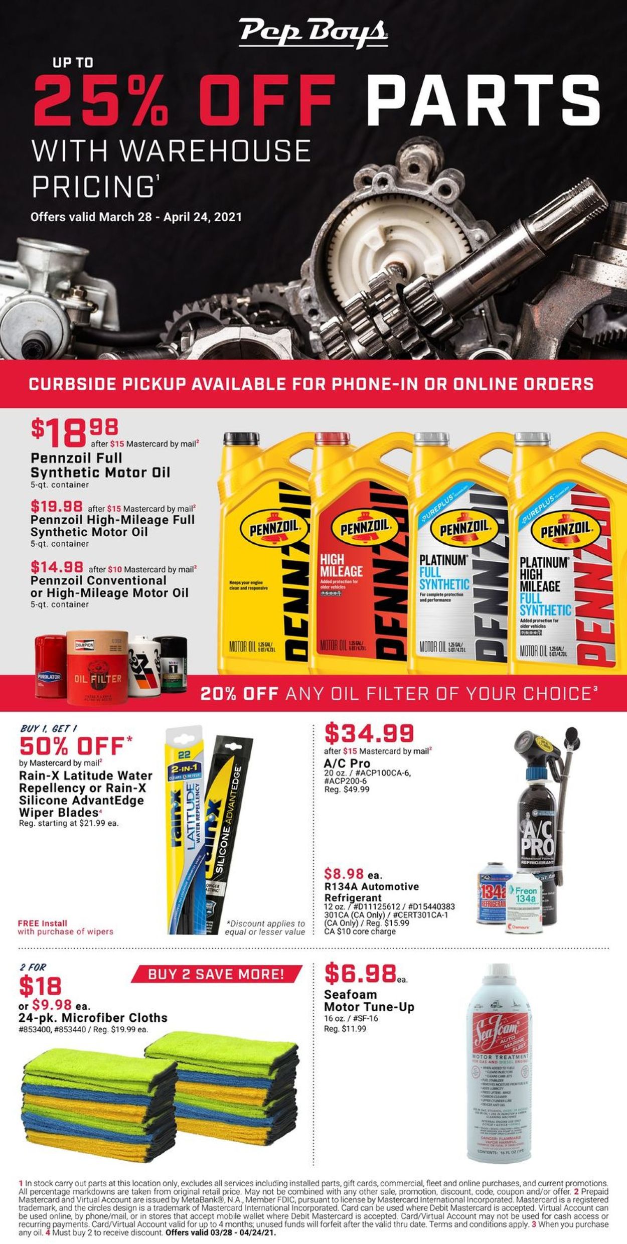 Catalogue Pep Boys from 03/28/2021