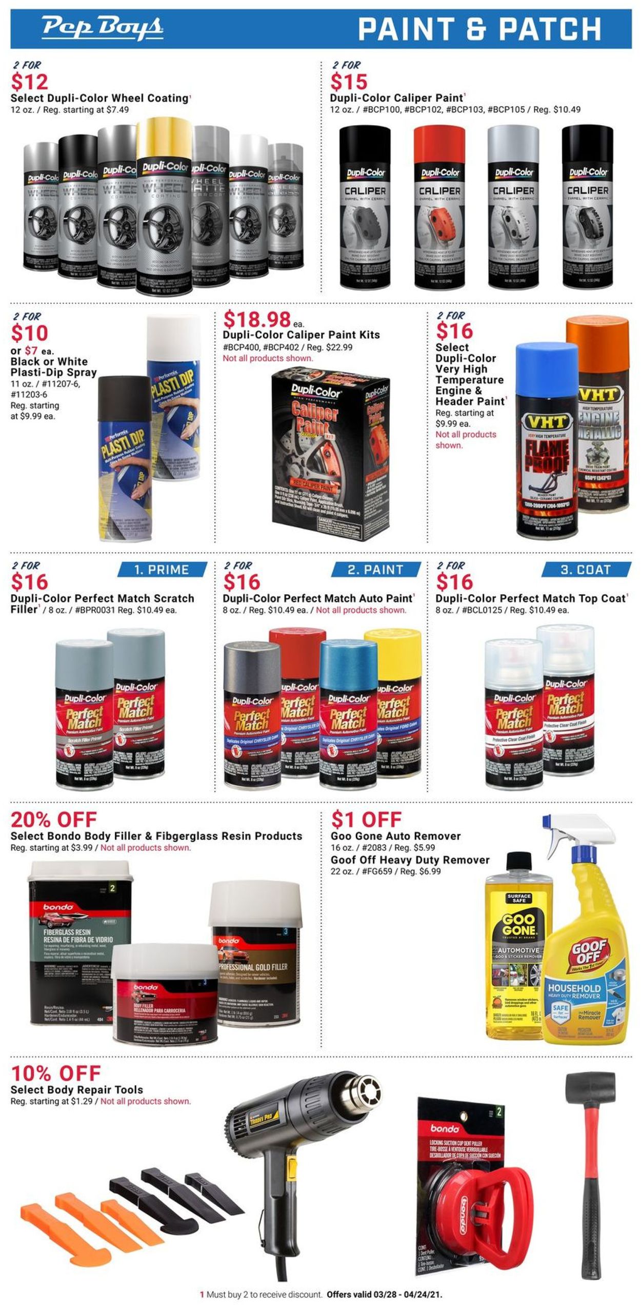Catalogue Pep Boys from 03/28/2021