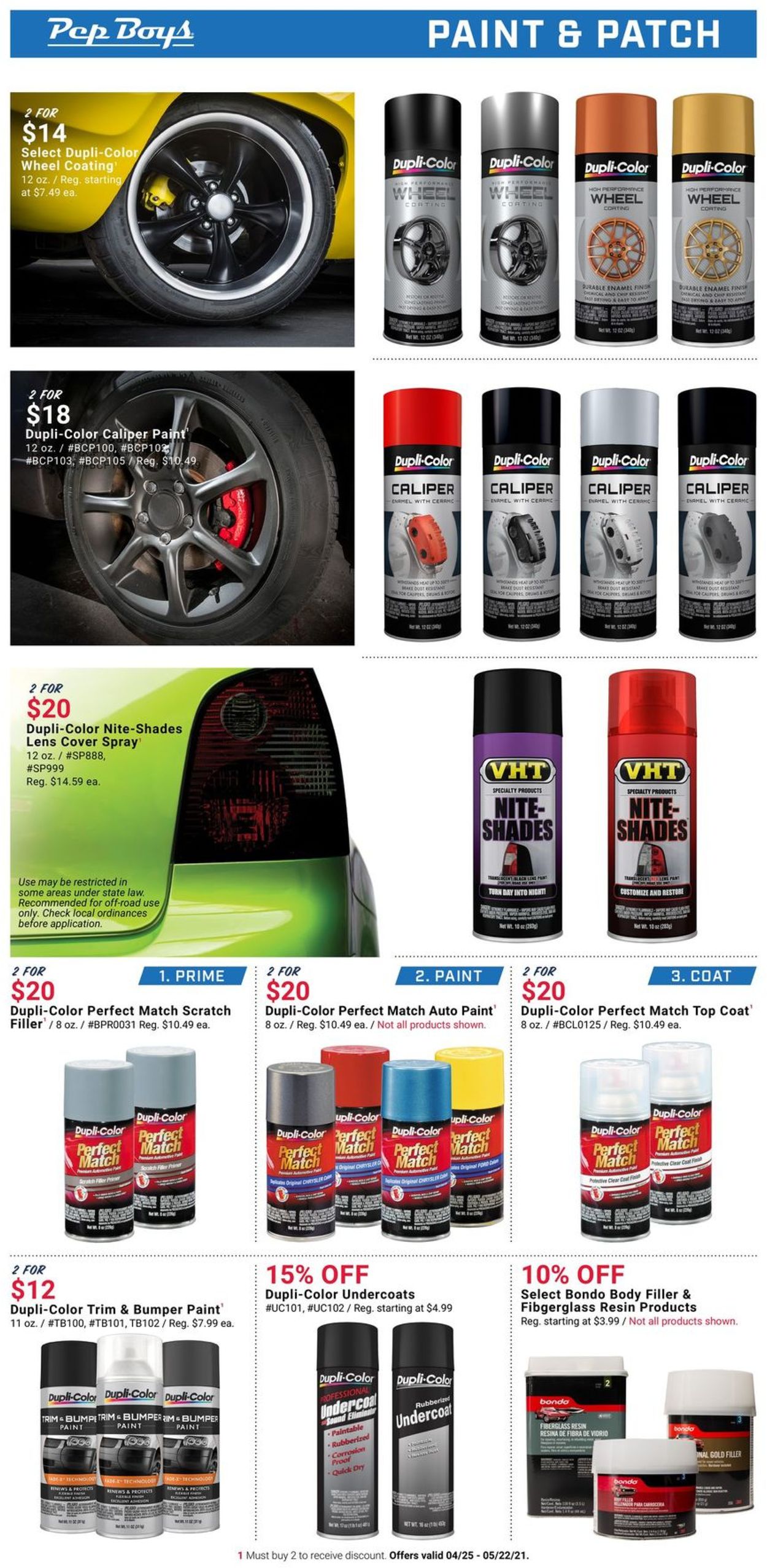 Catalogue Pep Boys from 04/25/2021