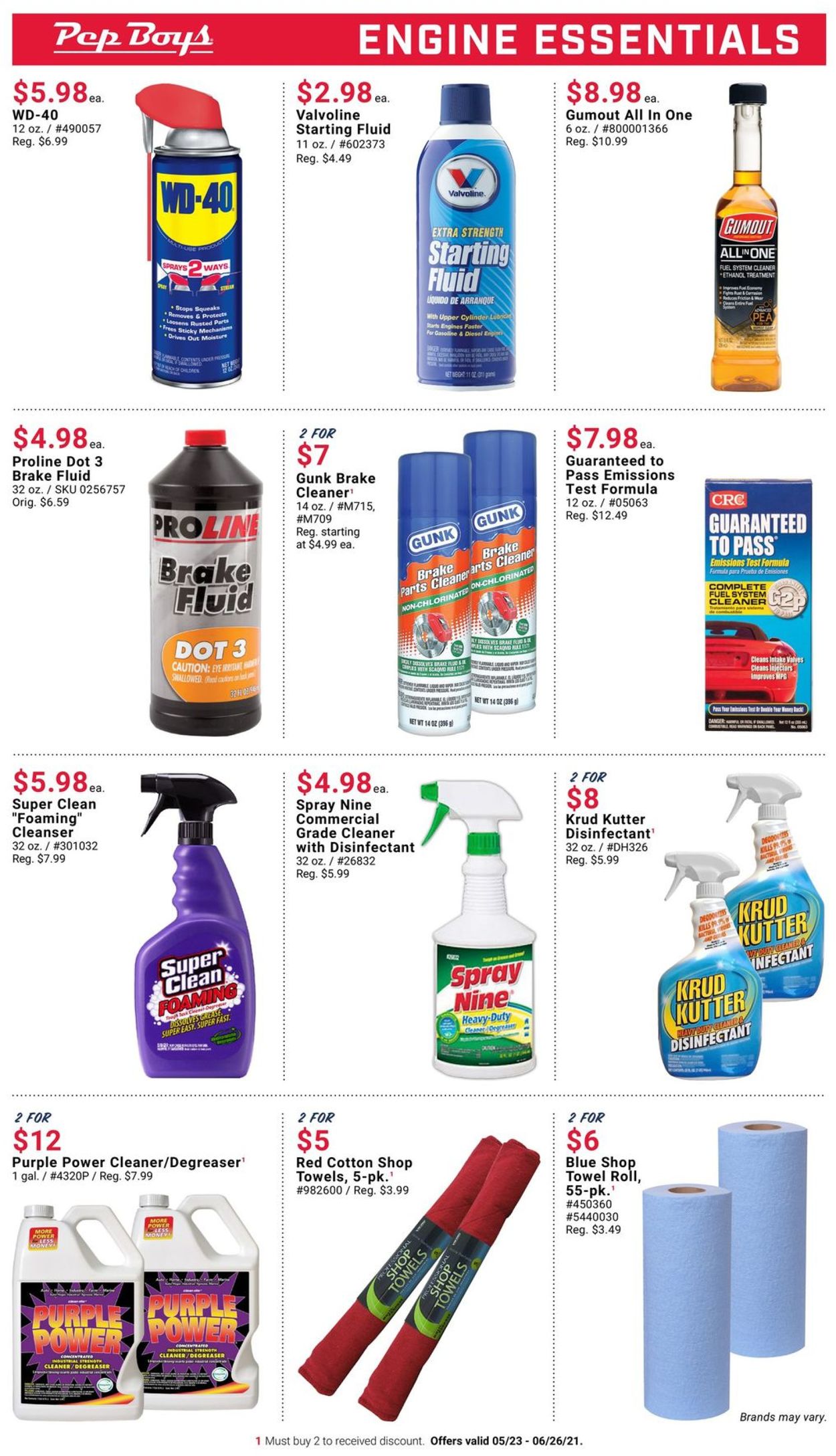 Catalogue Pep Boys from 05/23/2021