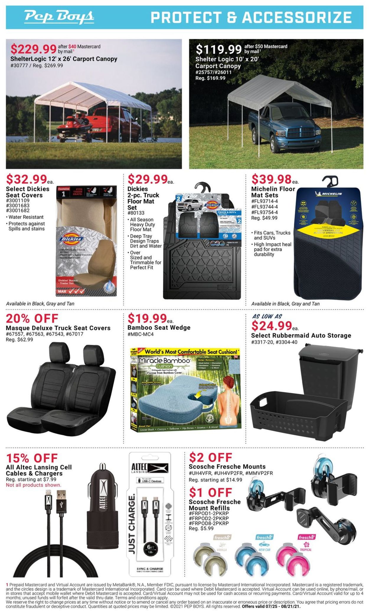 Catalogue Pep Boys from 07/25/2021