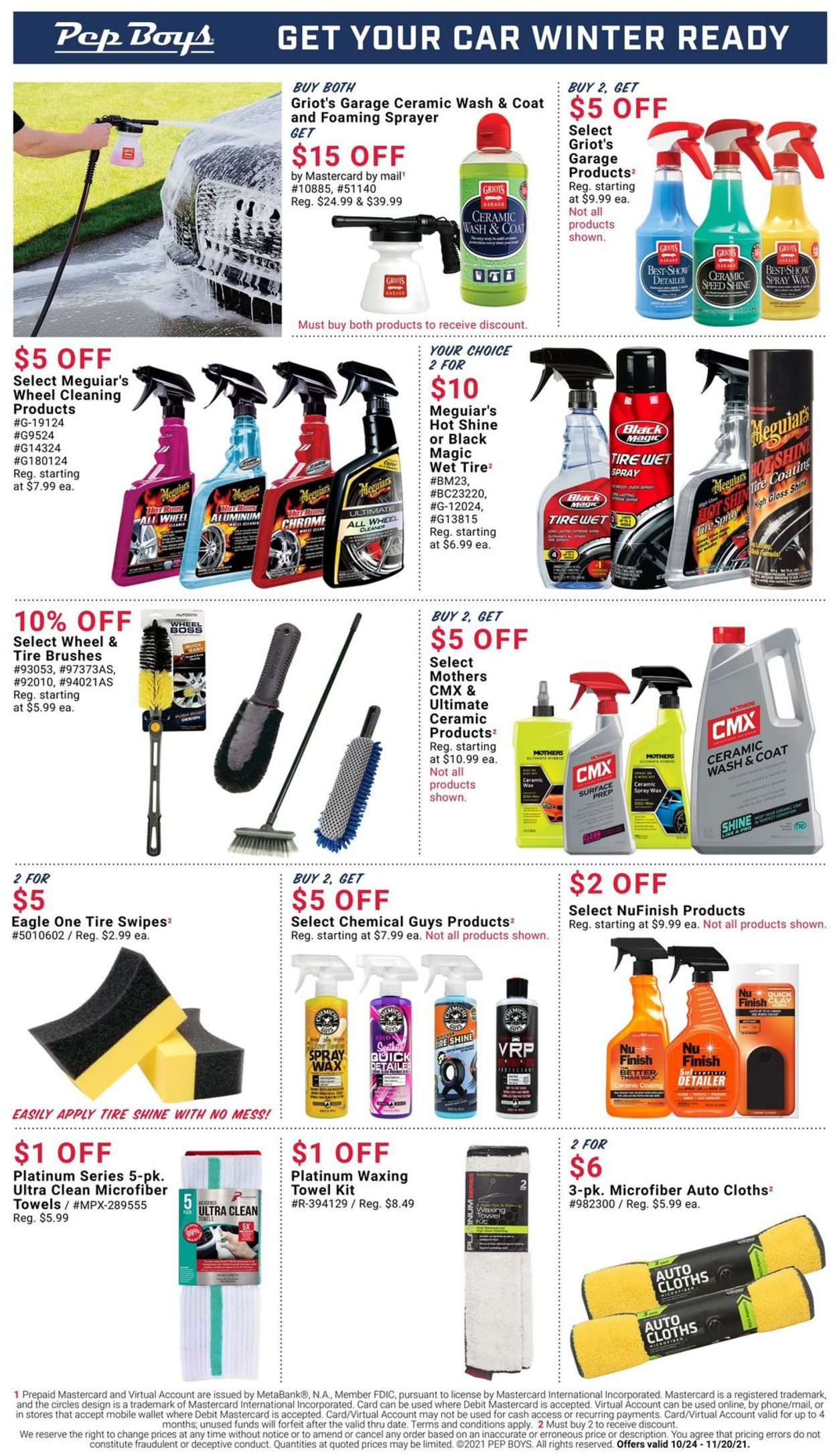 Catalogue Pep Boys from 10/24/2021
