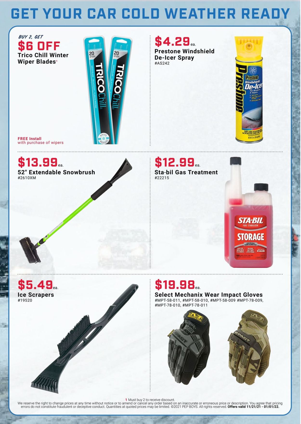 Catalogue Pep Boys from 11/21/2021