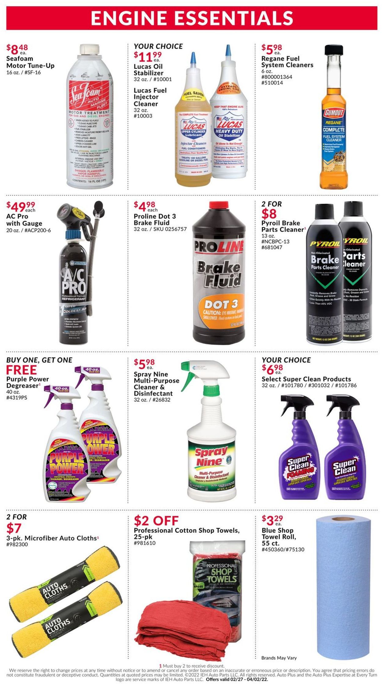 Catalogue Pep Boys from 02/27/2022