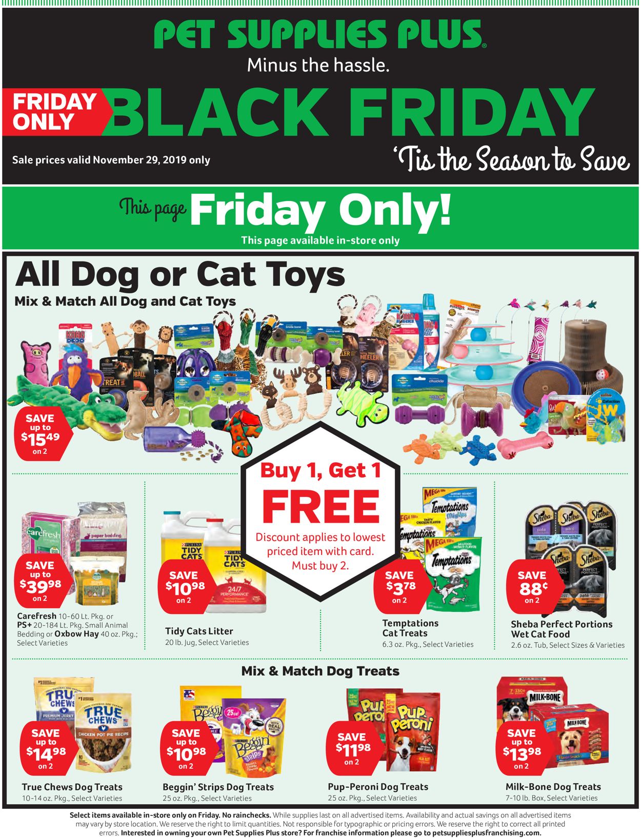 Catalogue Pet Supplies Plus - Black Friday Ad 2019 from 11/29/2019