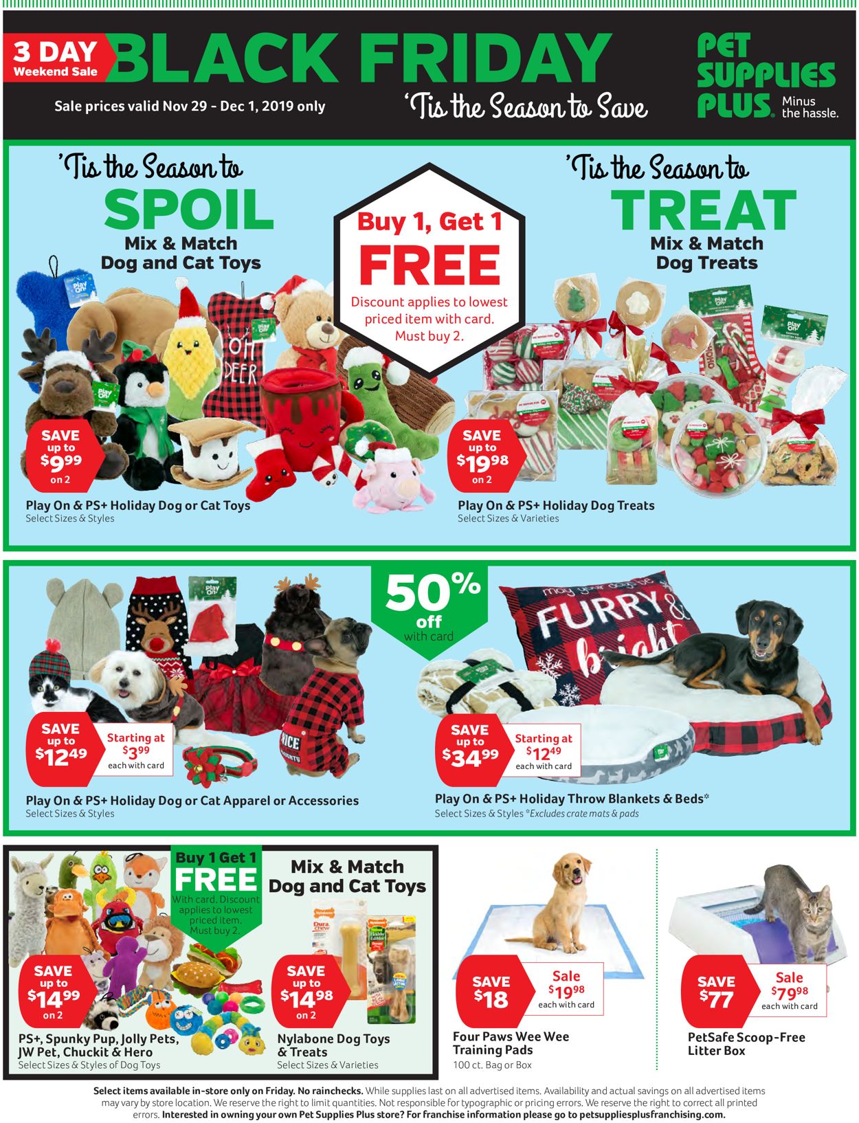 Catalogue Pet Supplies Plus - Black Friday Ad 2019 from 11/29/2019