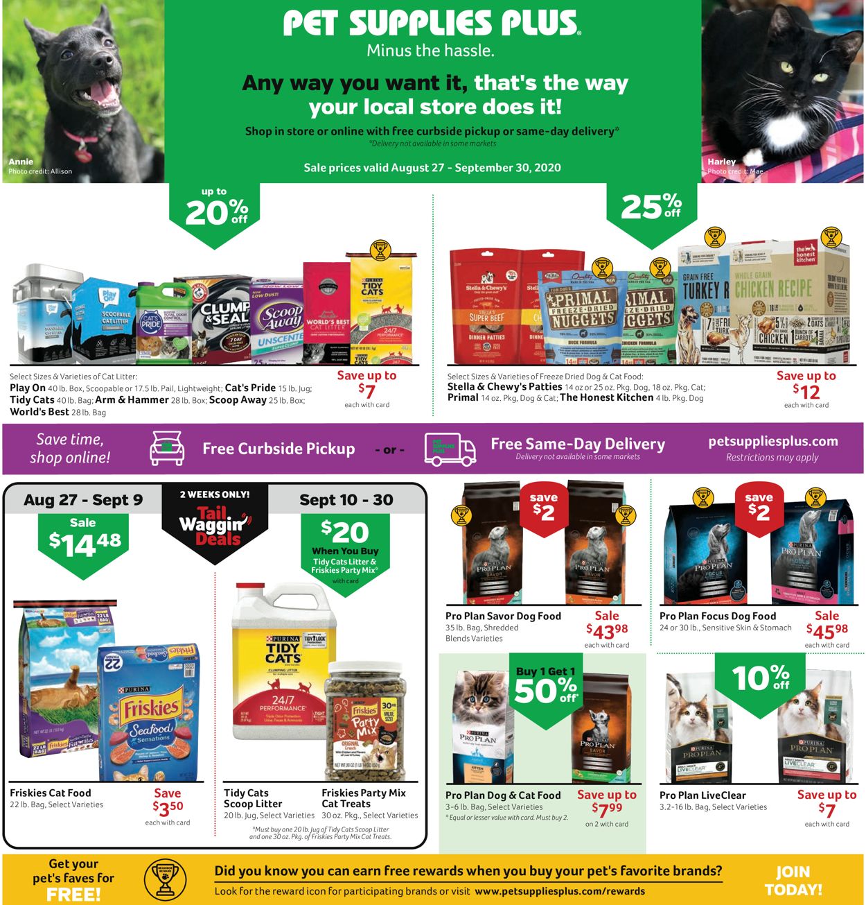 Catalogue Pet Supplies Plus from 08/27/2020