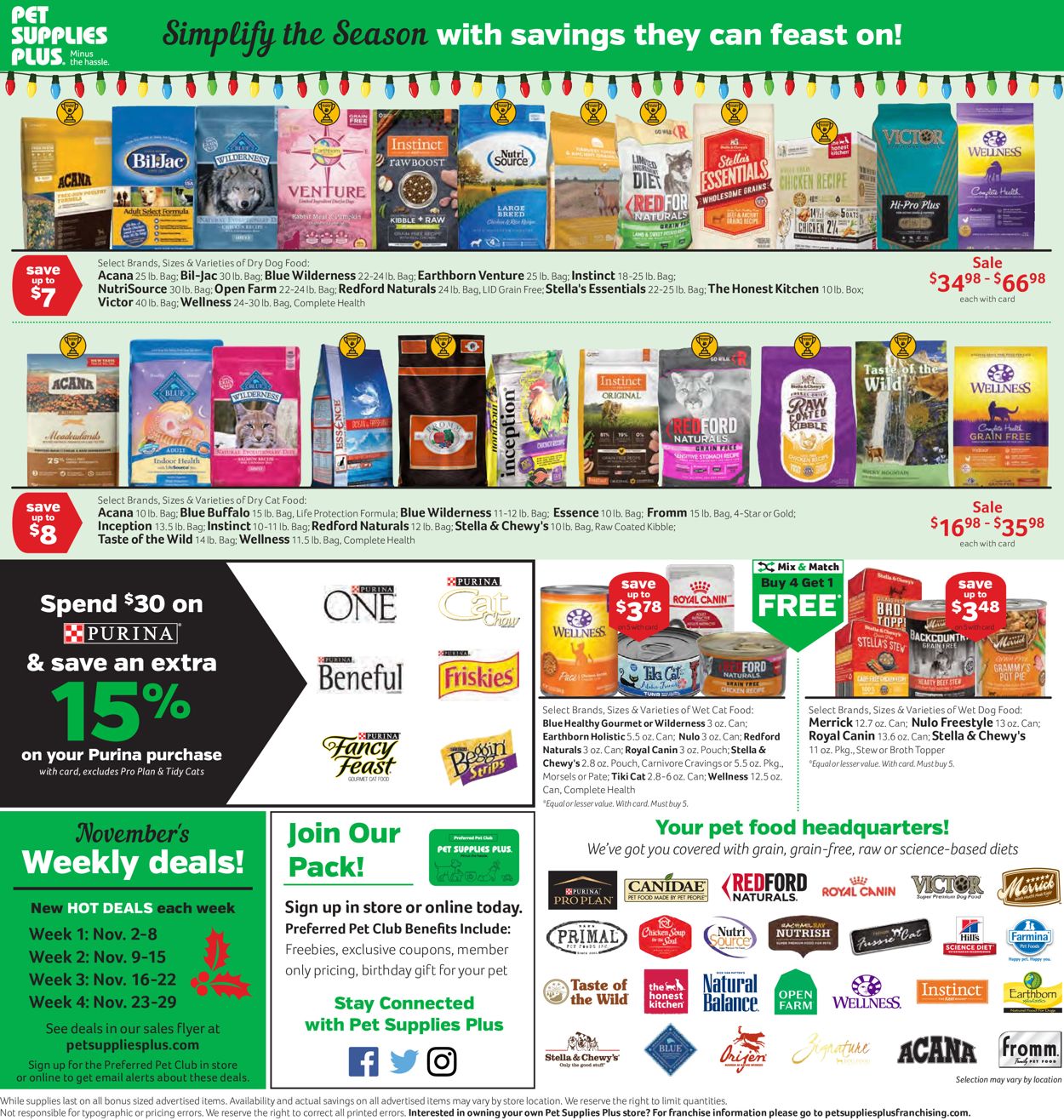 Pet Supplies Plus Black Friday 2020 Current weekly ad 10/29 11/29