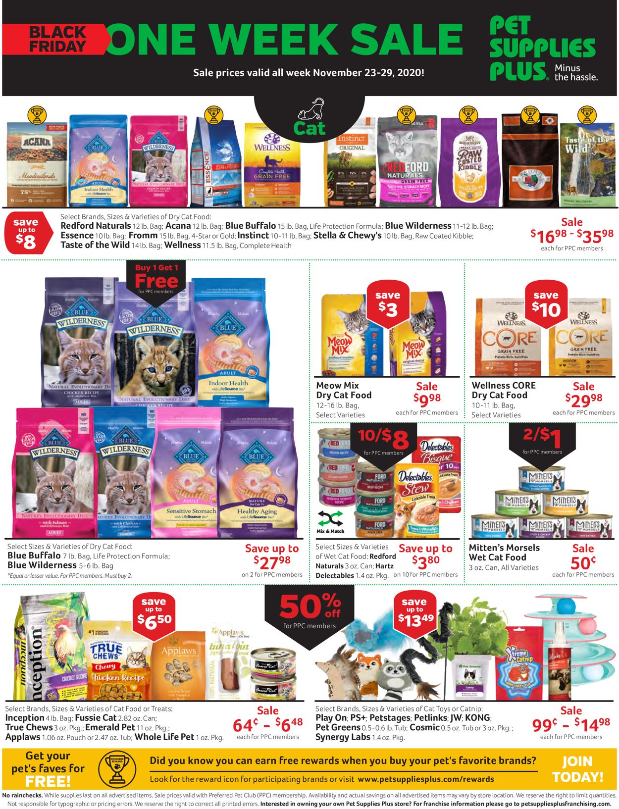 Catalogue Pet Supplies Plus Black Friday 2020 from 11/23/2020