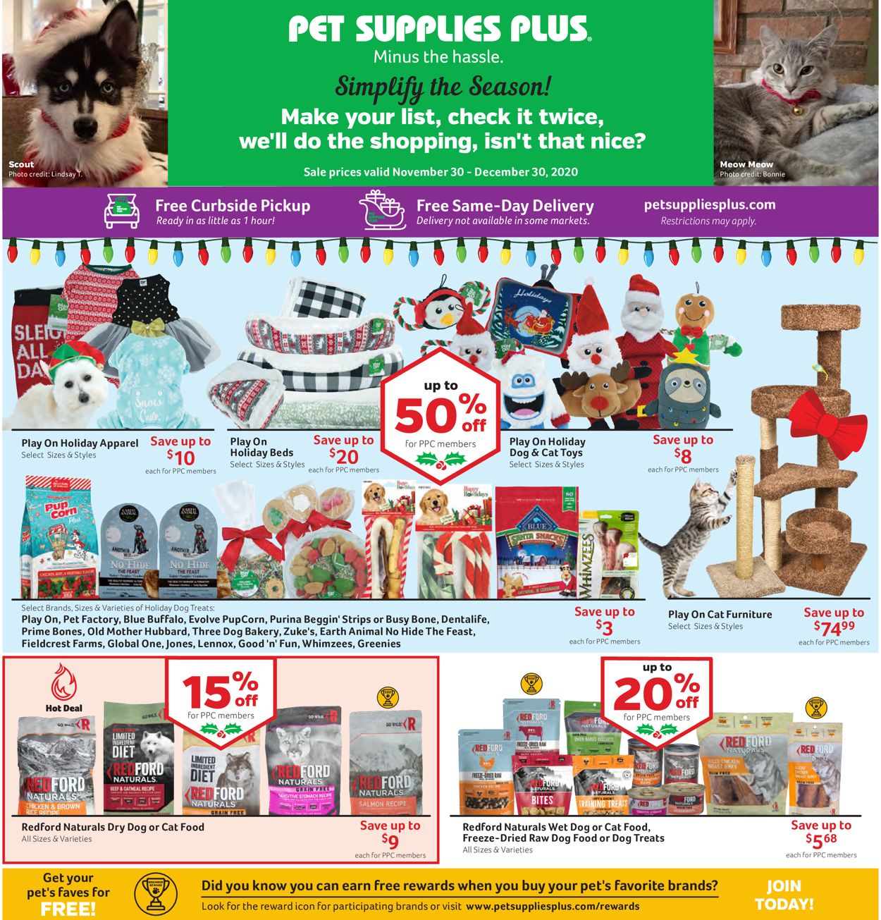 Catalogue Pet Supplies Plus from 11/30/2020
