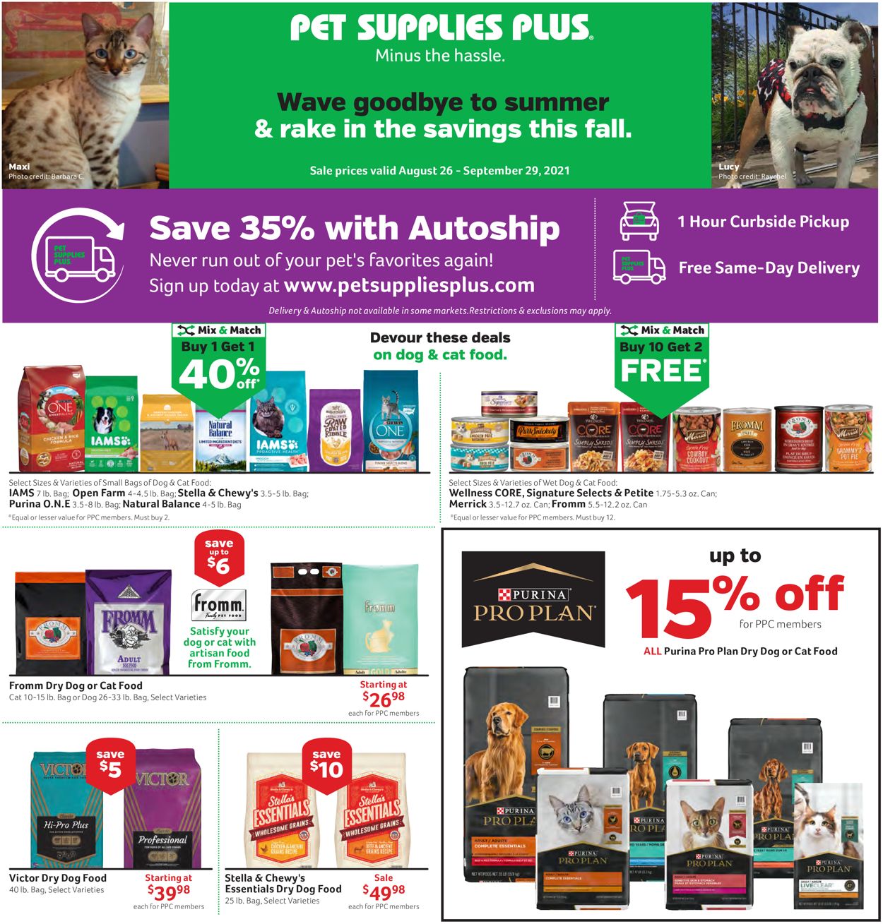 Catalogue Pet Supplies Plus from 08/26/2021