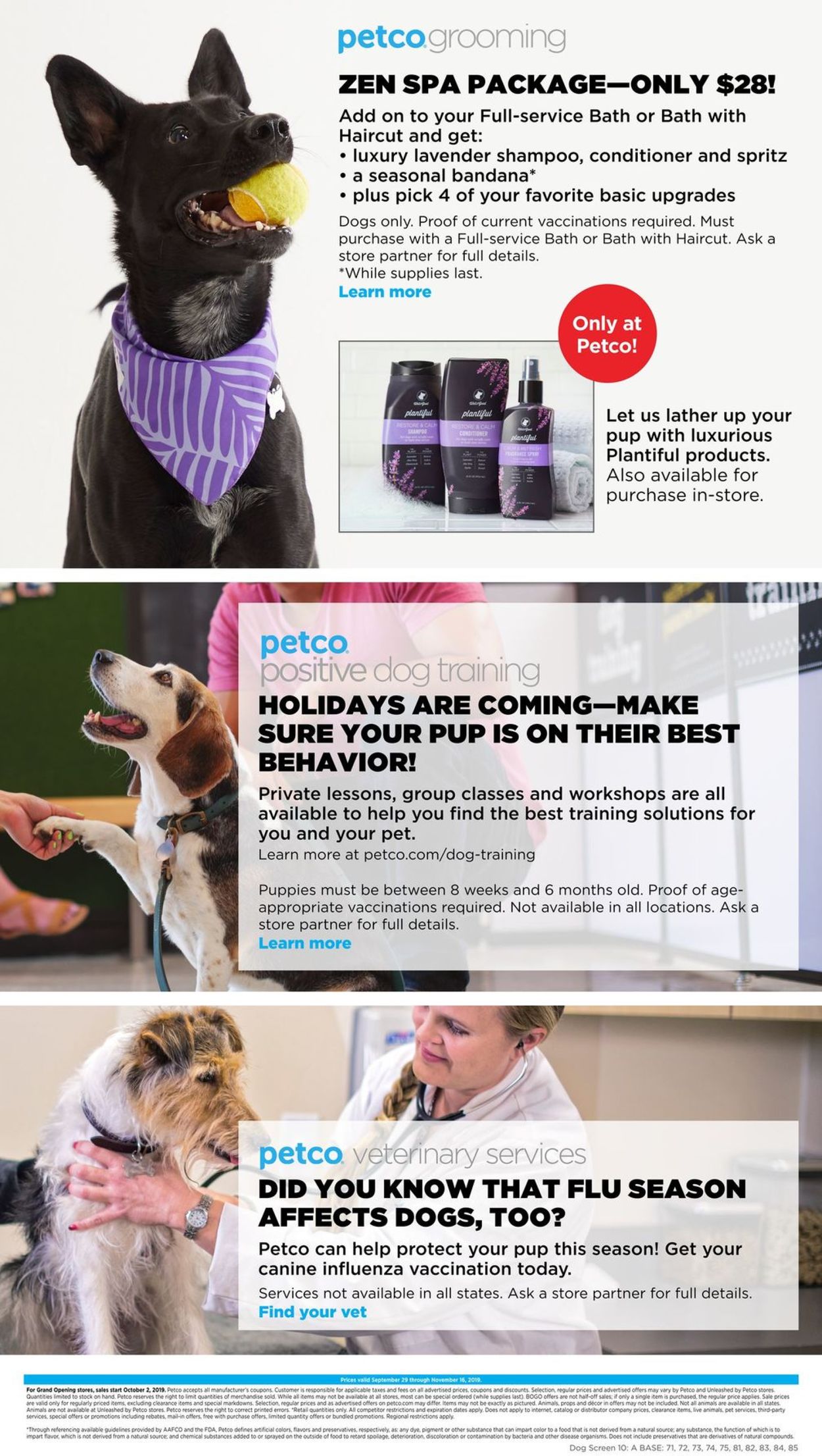 petco grooming prices