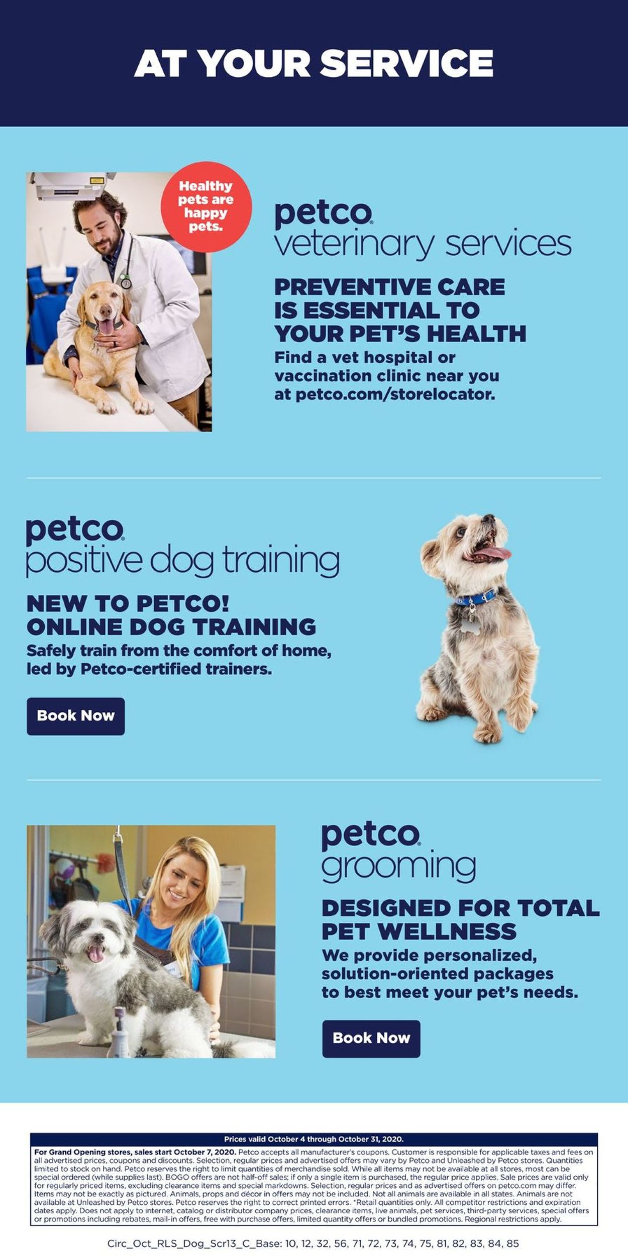 Catalogue Petco from 10/04/2020