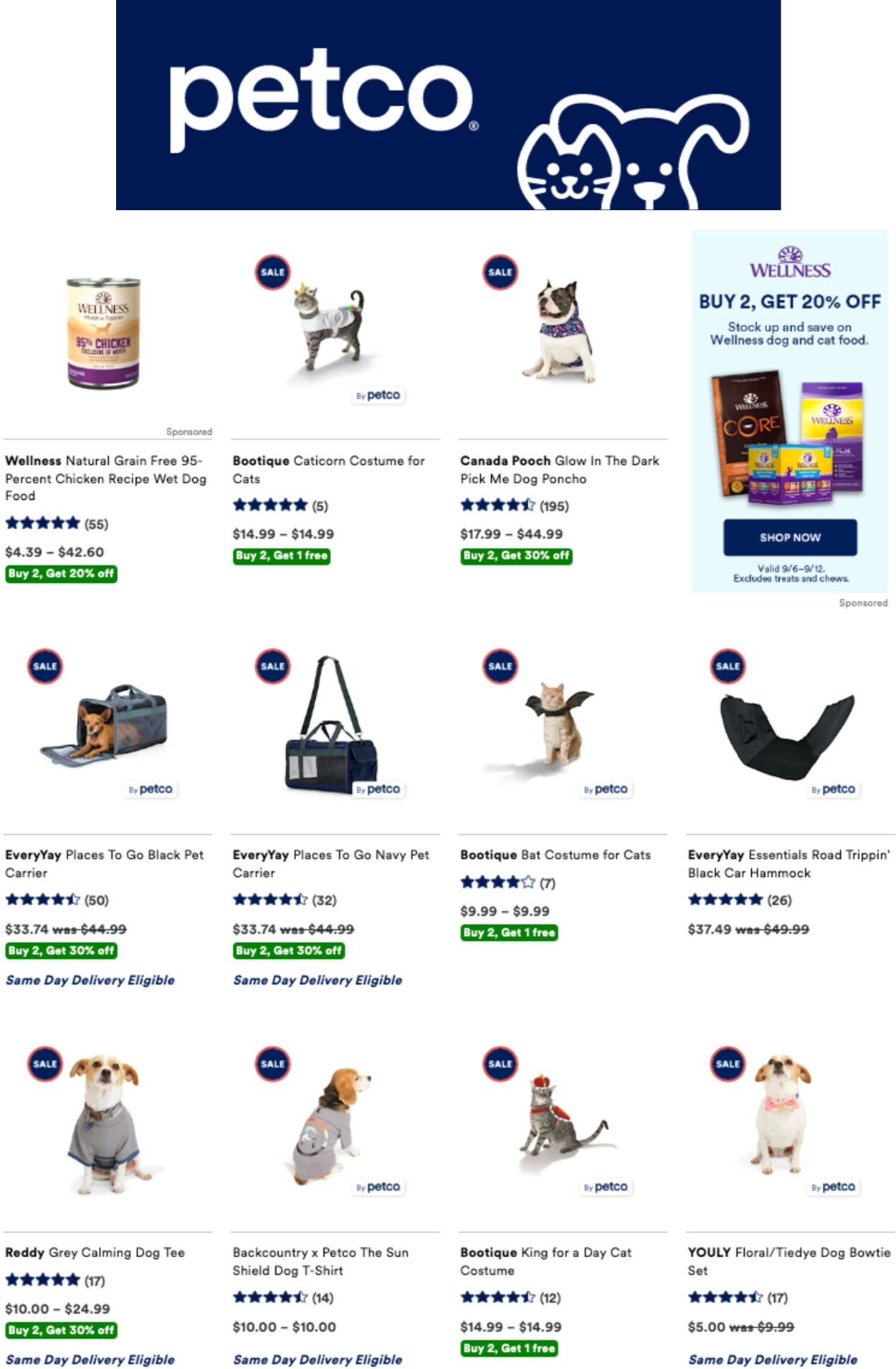 Catalogue Petco from 09/12/2022