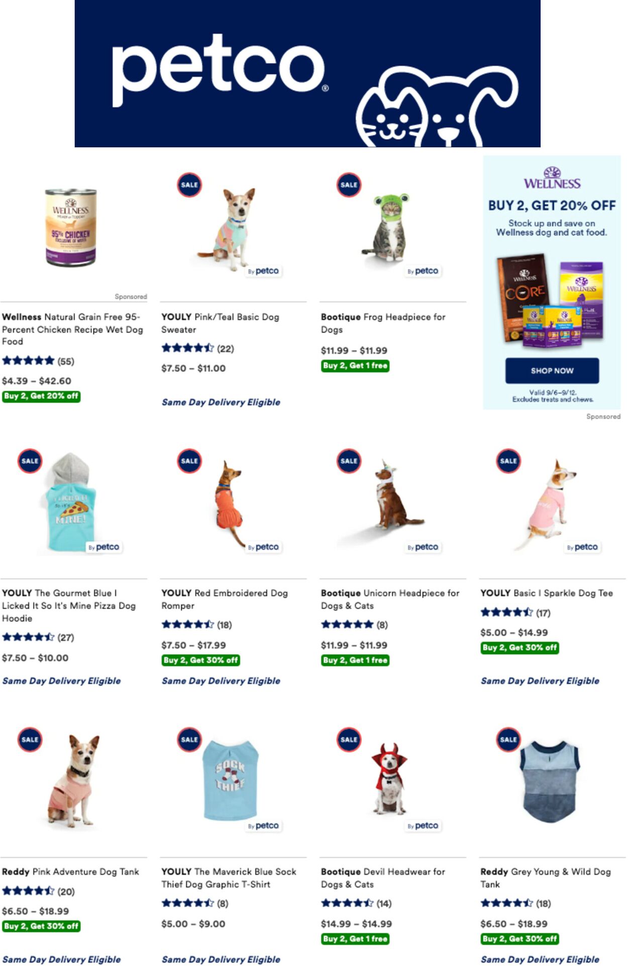 Catalogue Petco from 09/12/2022