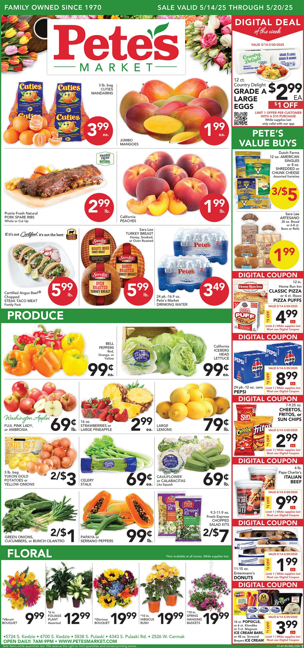 Catalogue Pete's Fresh Market from 05/07/2025
