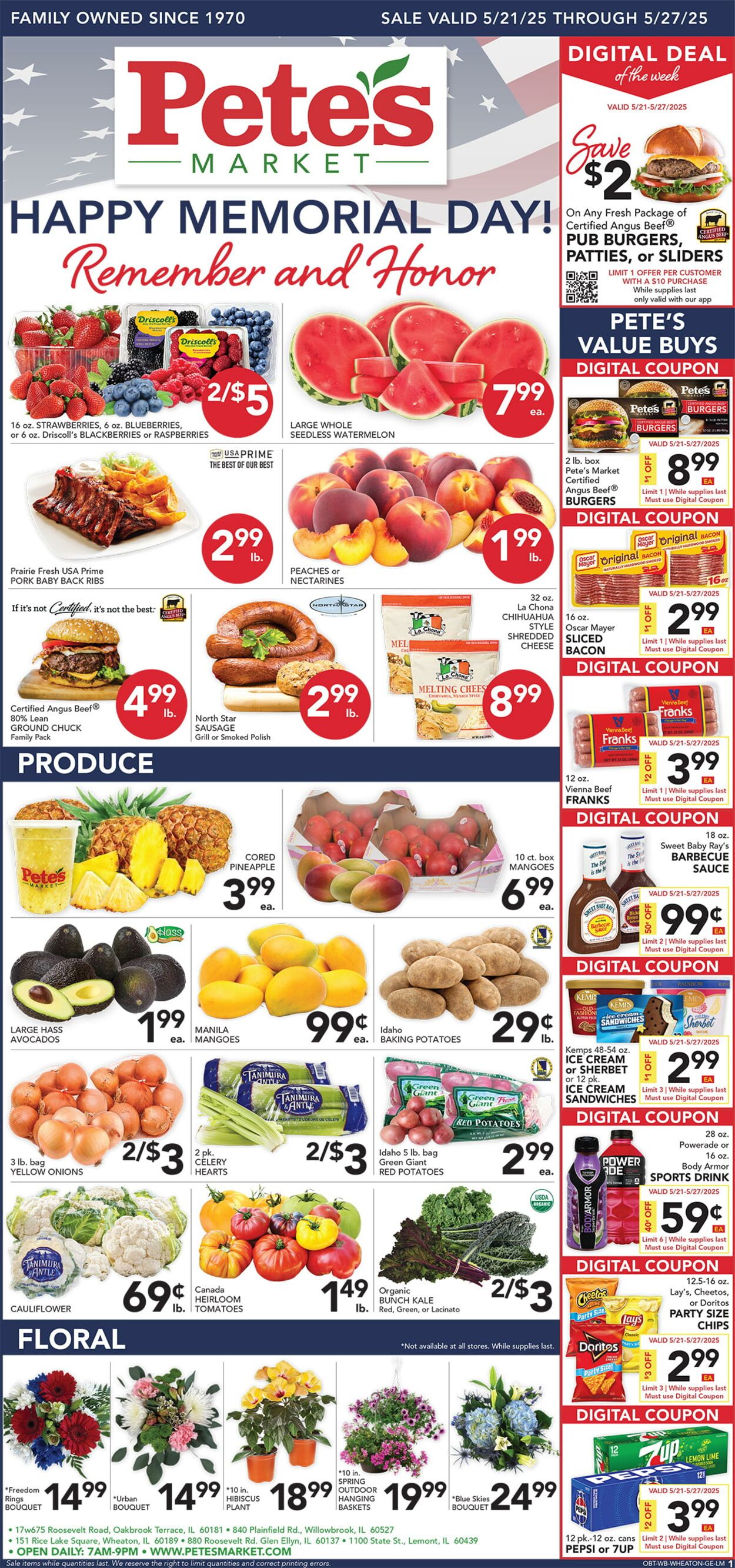 Catalogue Pete's Fresh Market from 05/14/2025