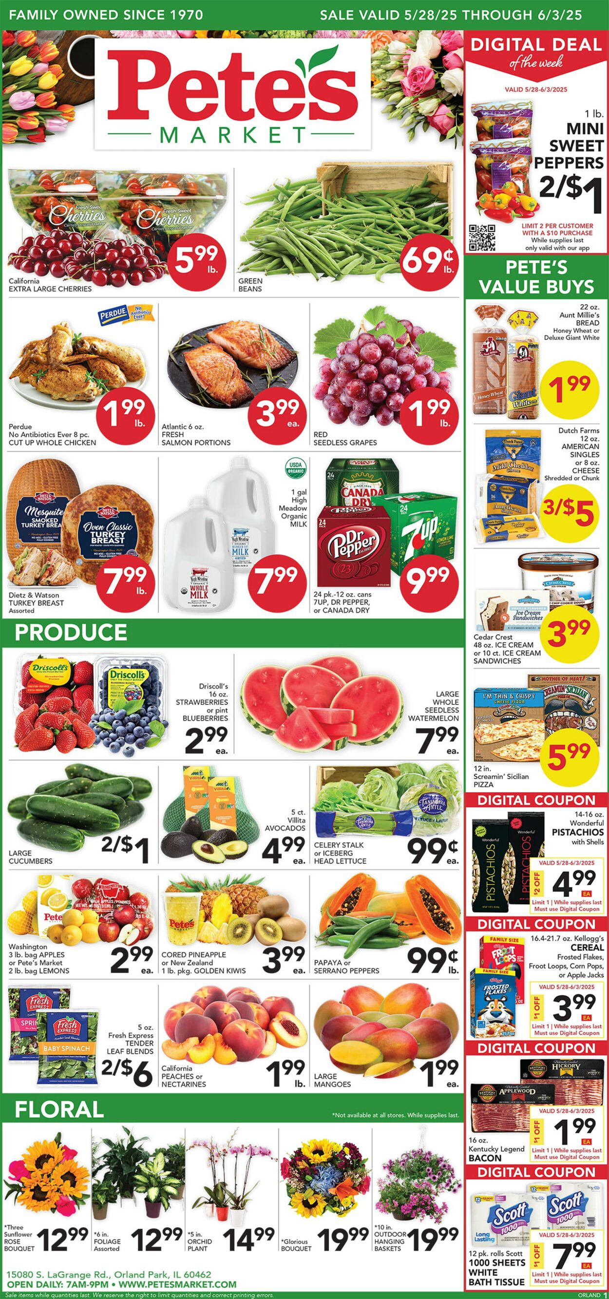 Catalogue Pete's Fresh Market from 05/21/2025