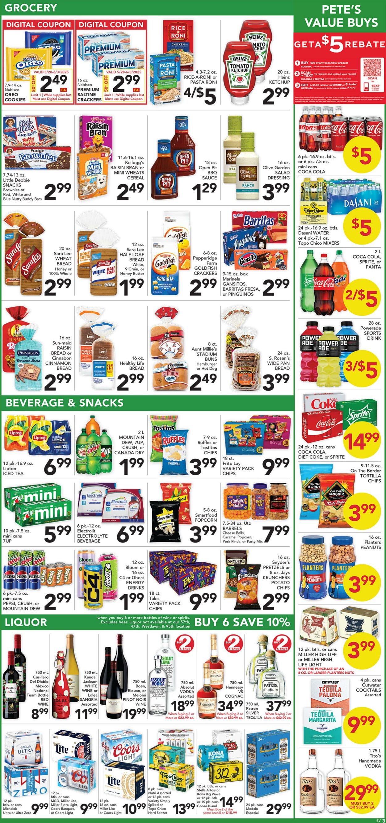 Catalogue Pete's Fresh Market from 05/21/2025