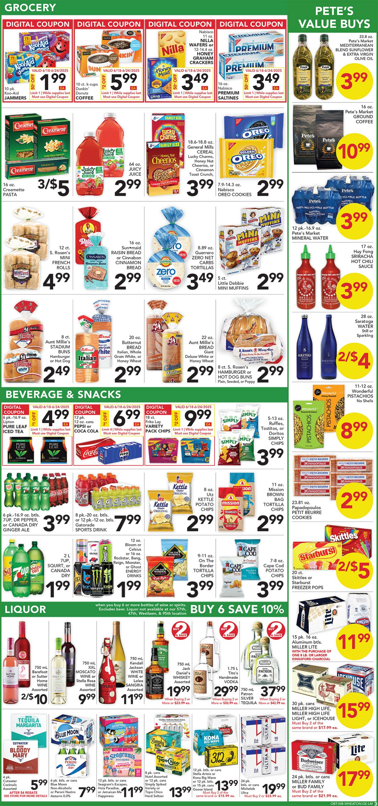 Catalogue Pete's Fresh Market from 06/18/2025