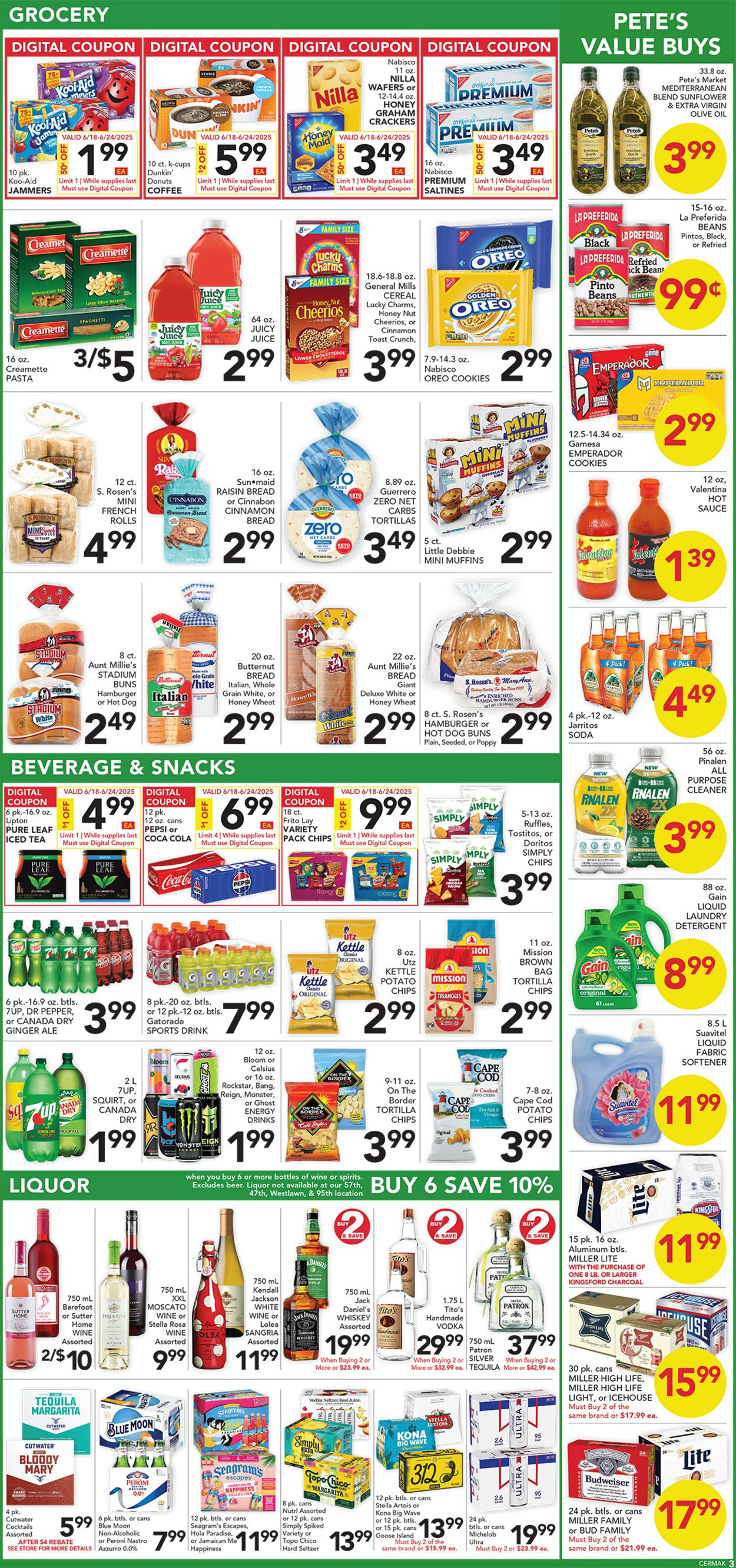 Catalogue Pete's Fresh Market from 06/18/2025